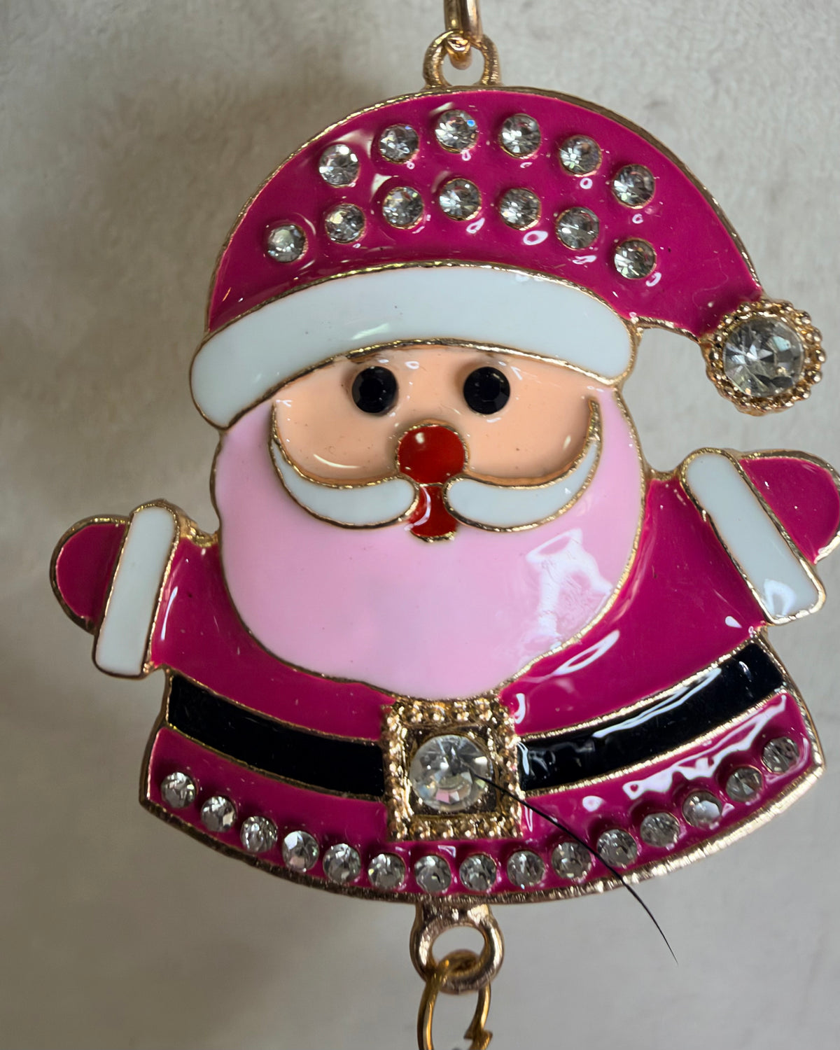 Pink Santa Christmas Suncatcher – 40cm