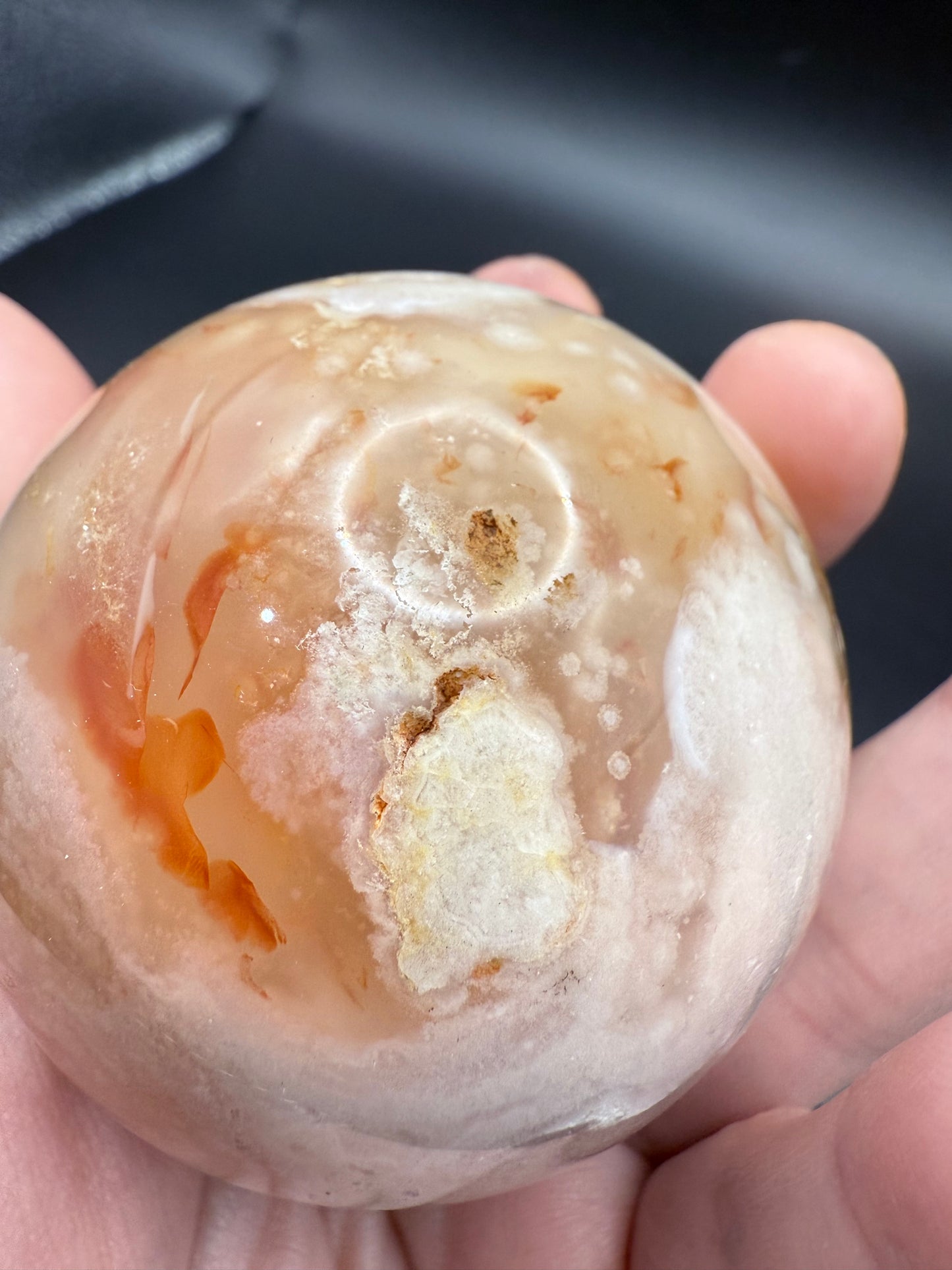Flower Agate Sphere