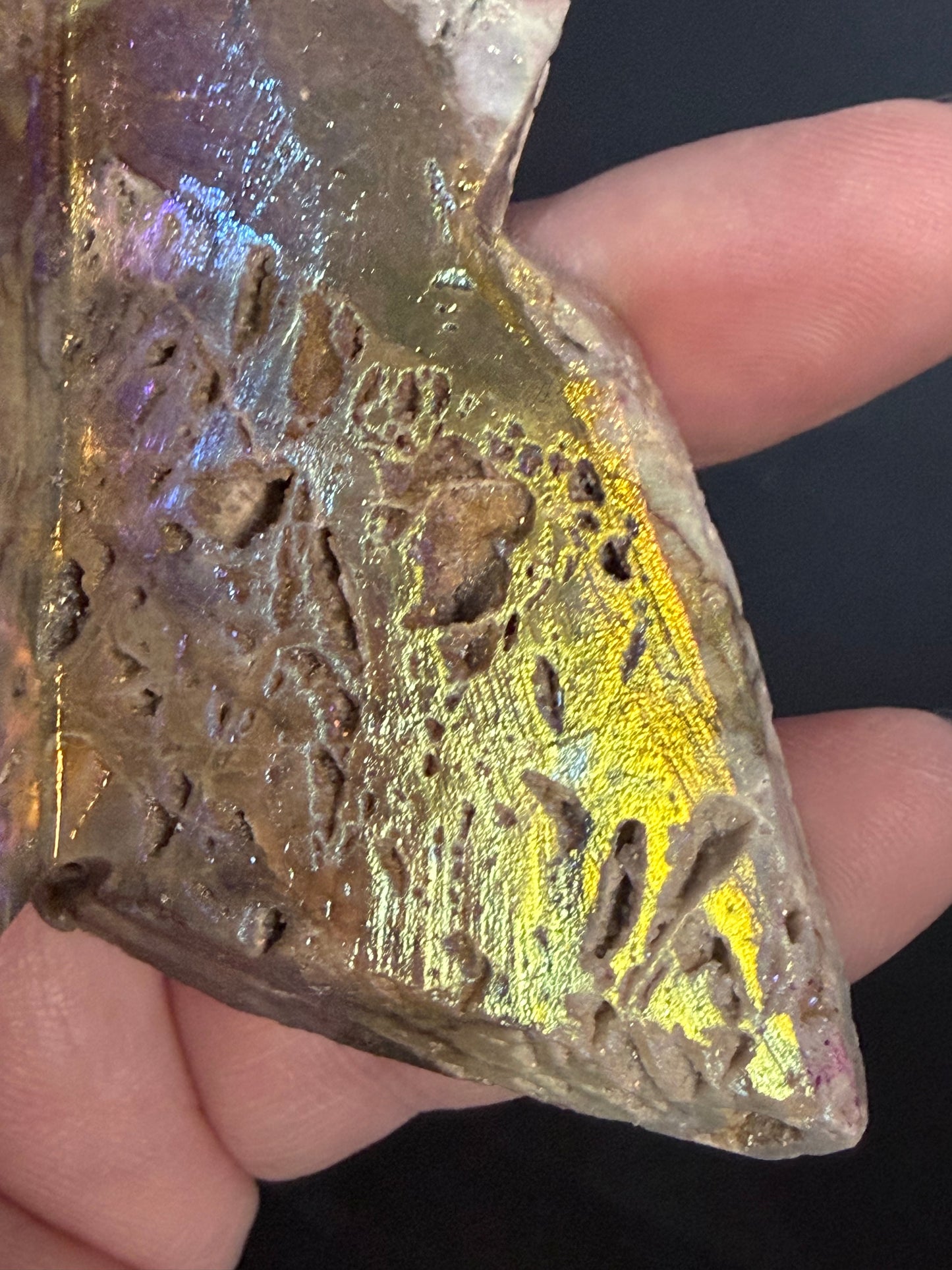 Aura-Coated Sphalerite Butterfly A