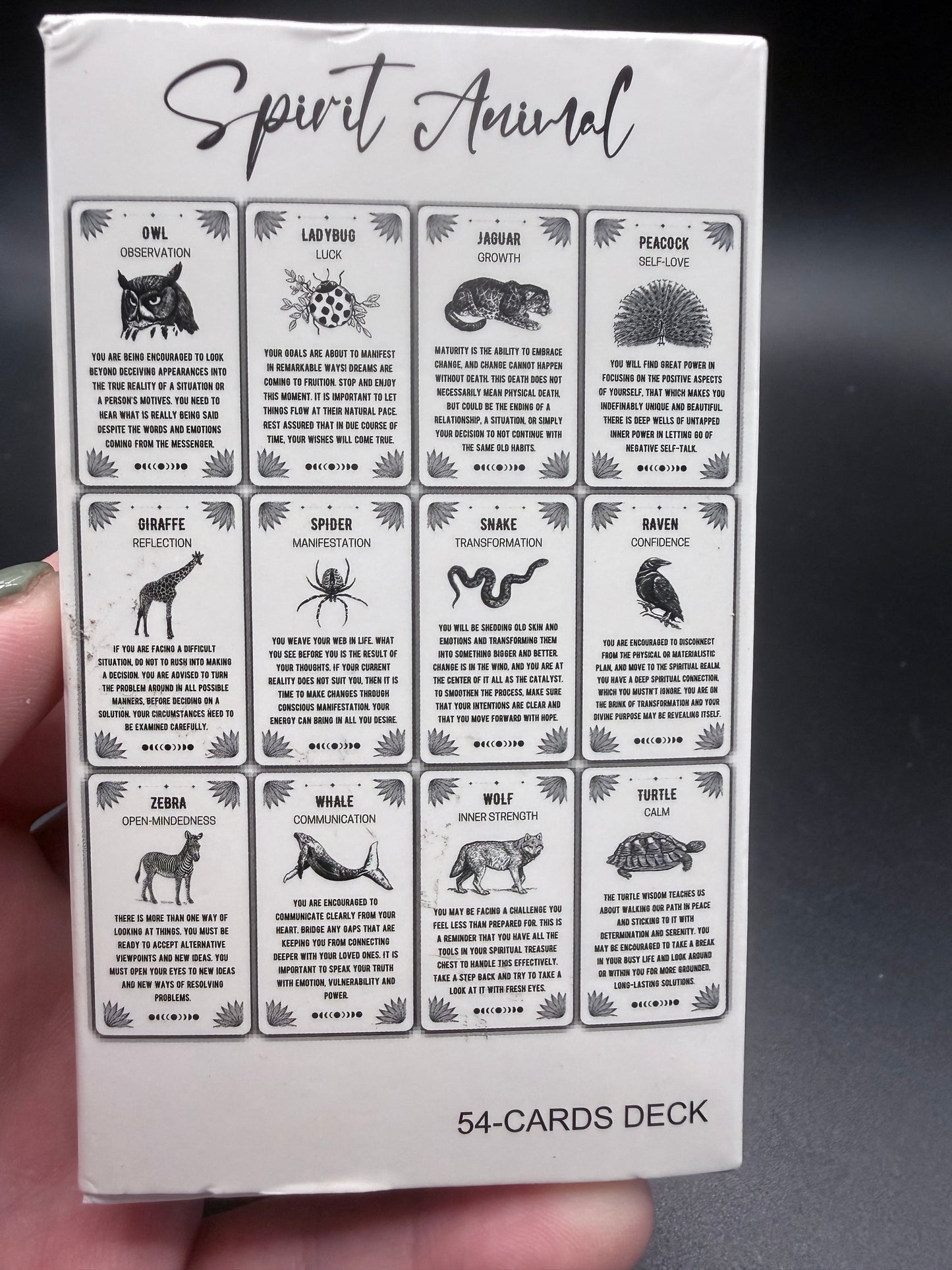 Spirit Animal Oracle ā 54 Cards