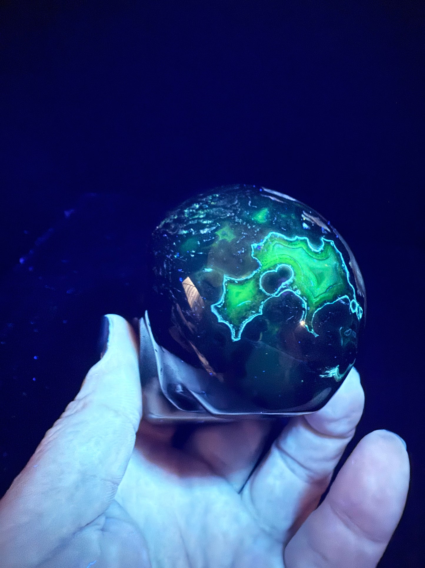 Volcano Agate Skull