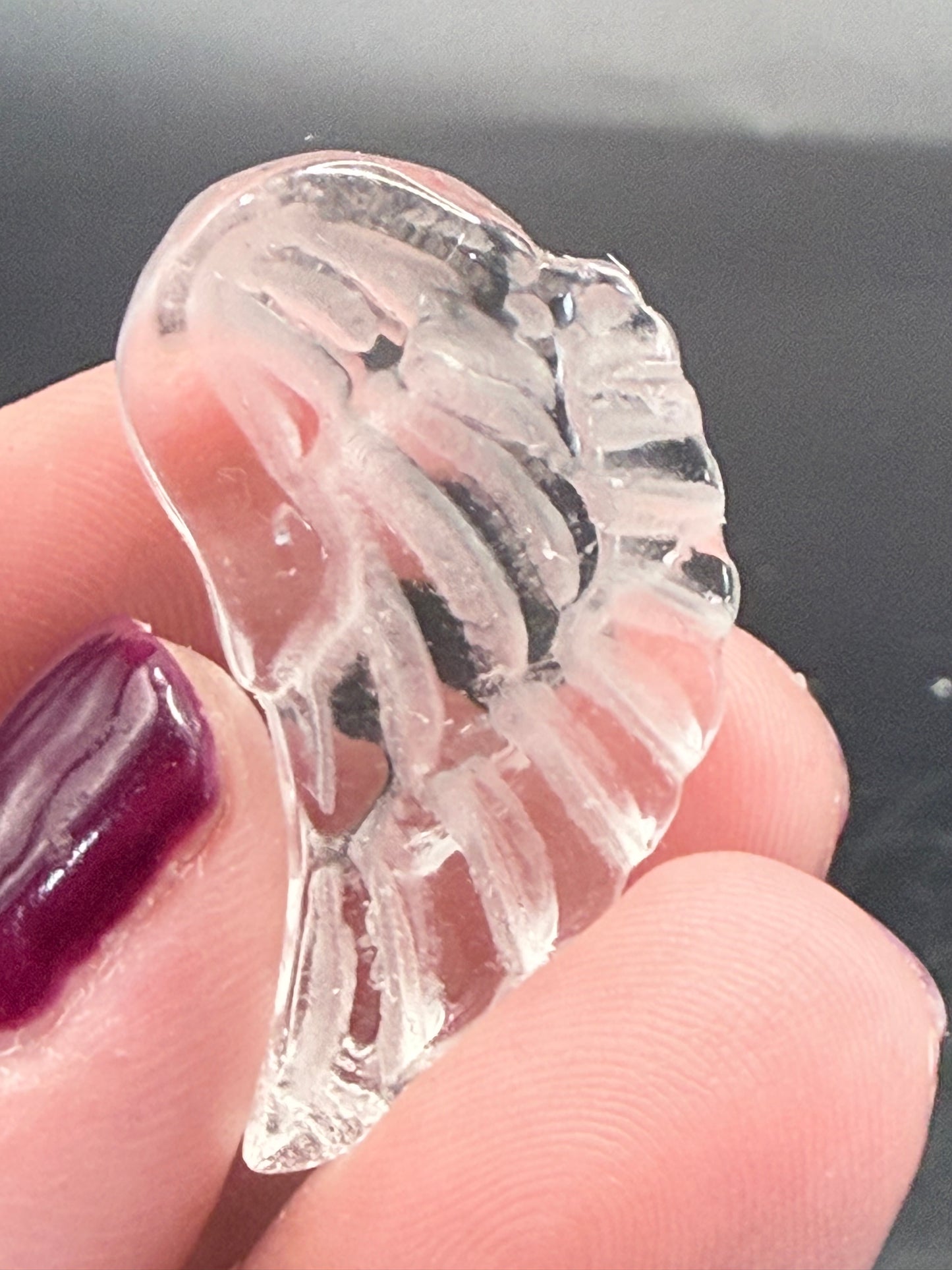 Clear Quartz Angel Wing