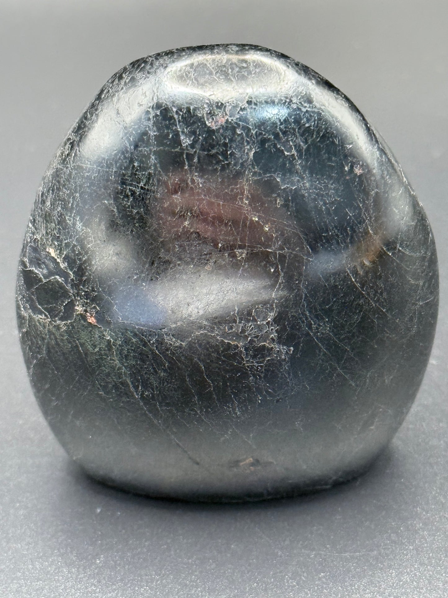 Black Tourmaline with Garnet Free Form
