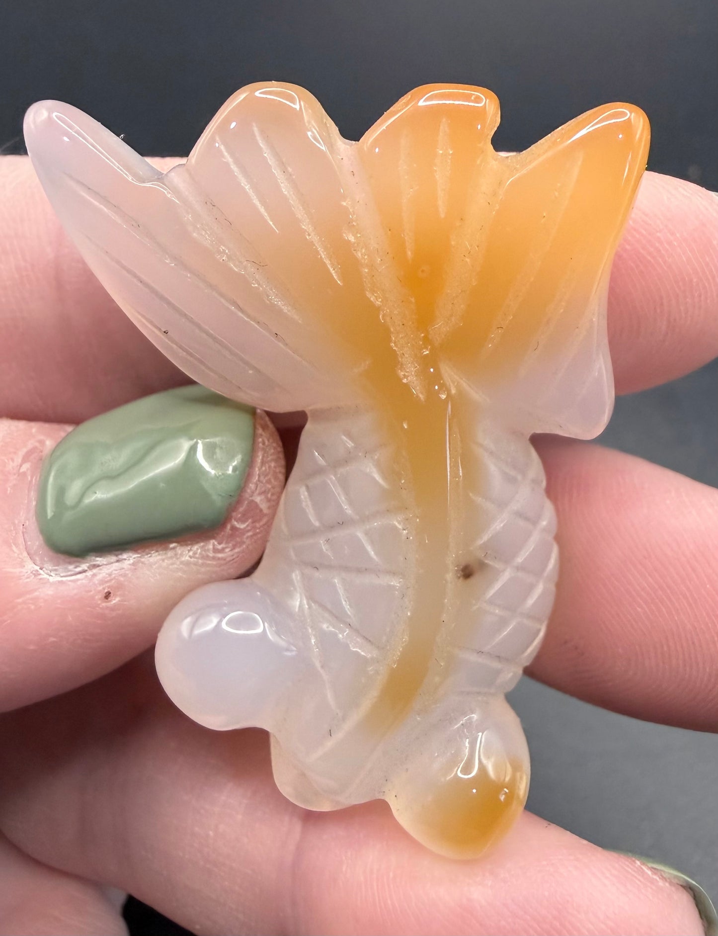Carnelian Goldfish 4.5cm