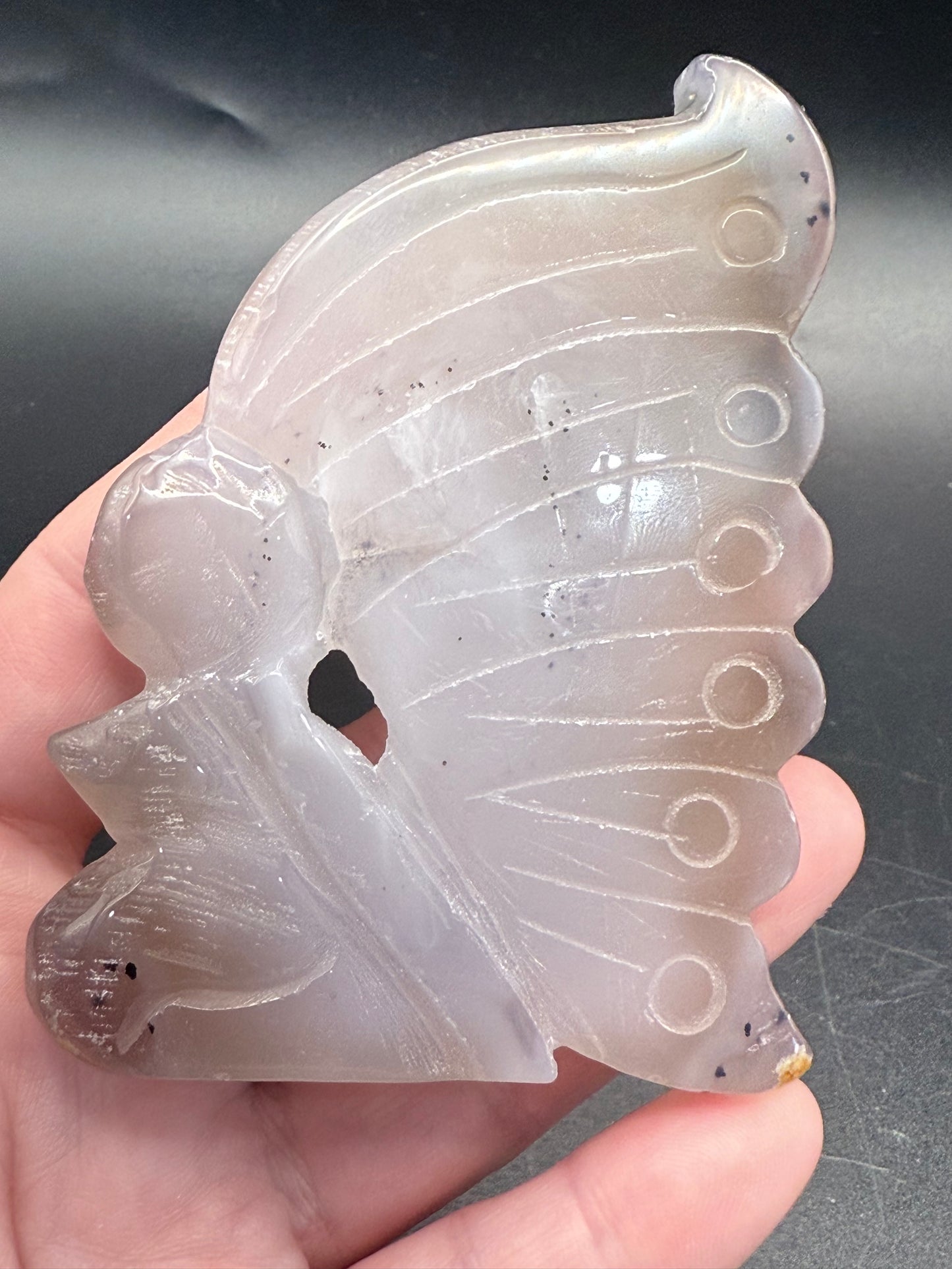 Agate Fairy with Sparkling Druzy