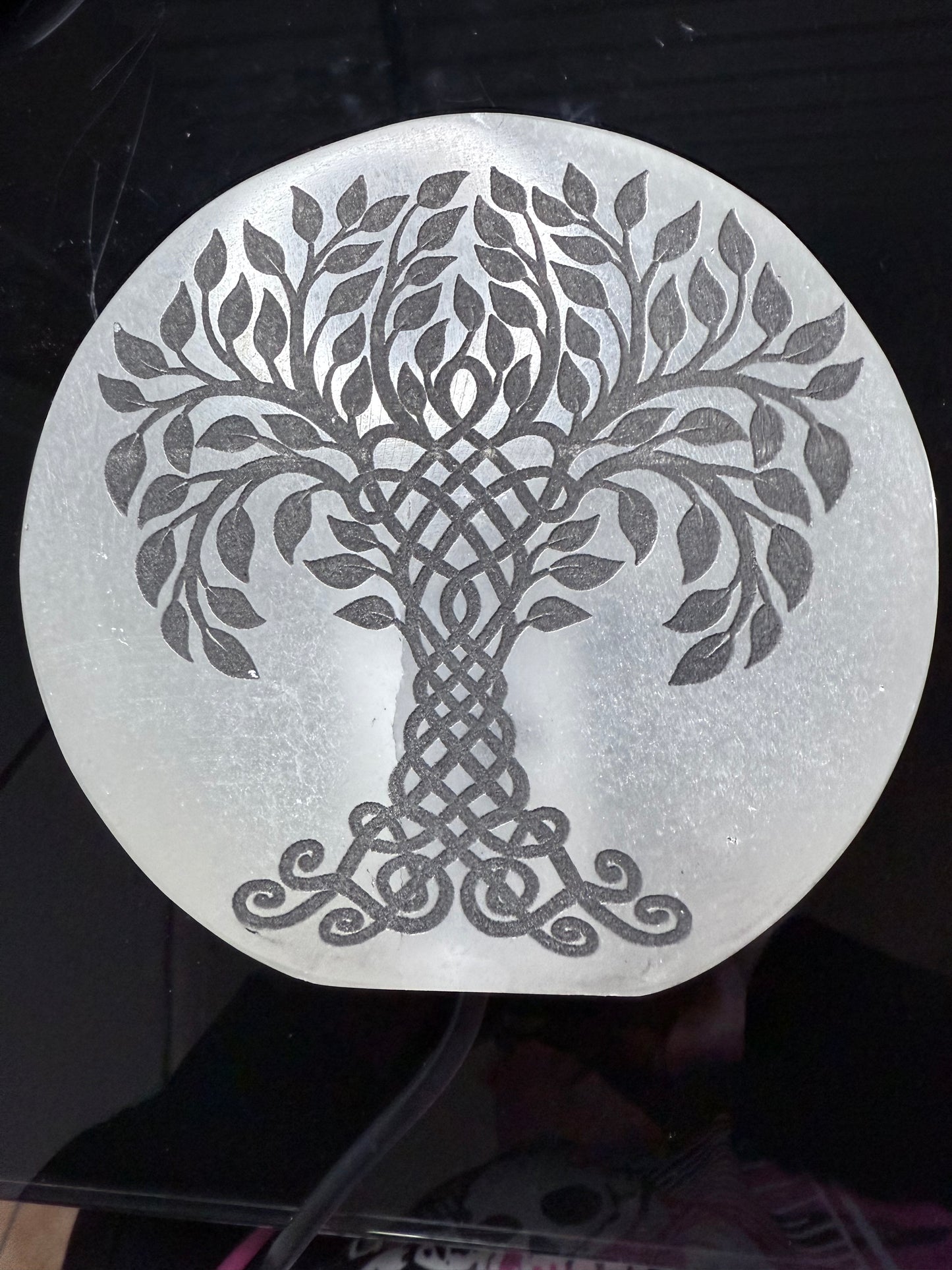 Selenite Tree of Life Lamp