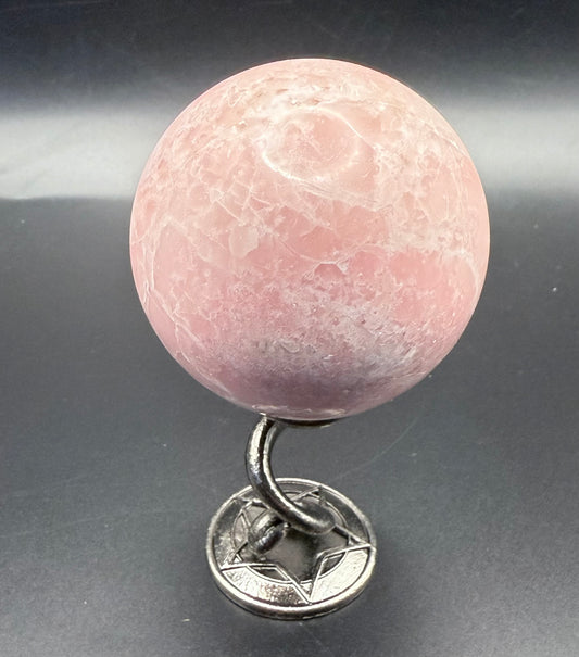 Pink Opal Sphere – 360g / 6.3cm