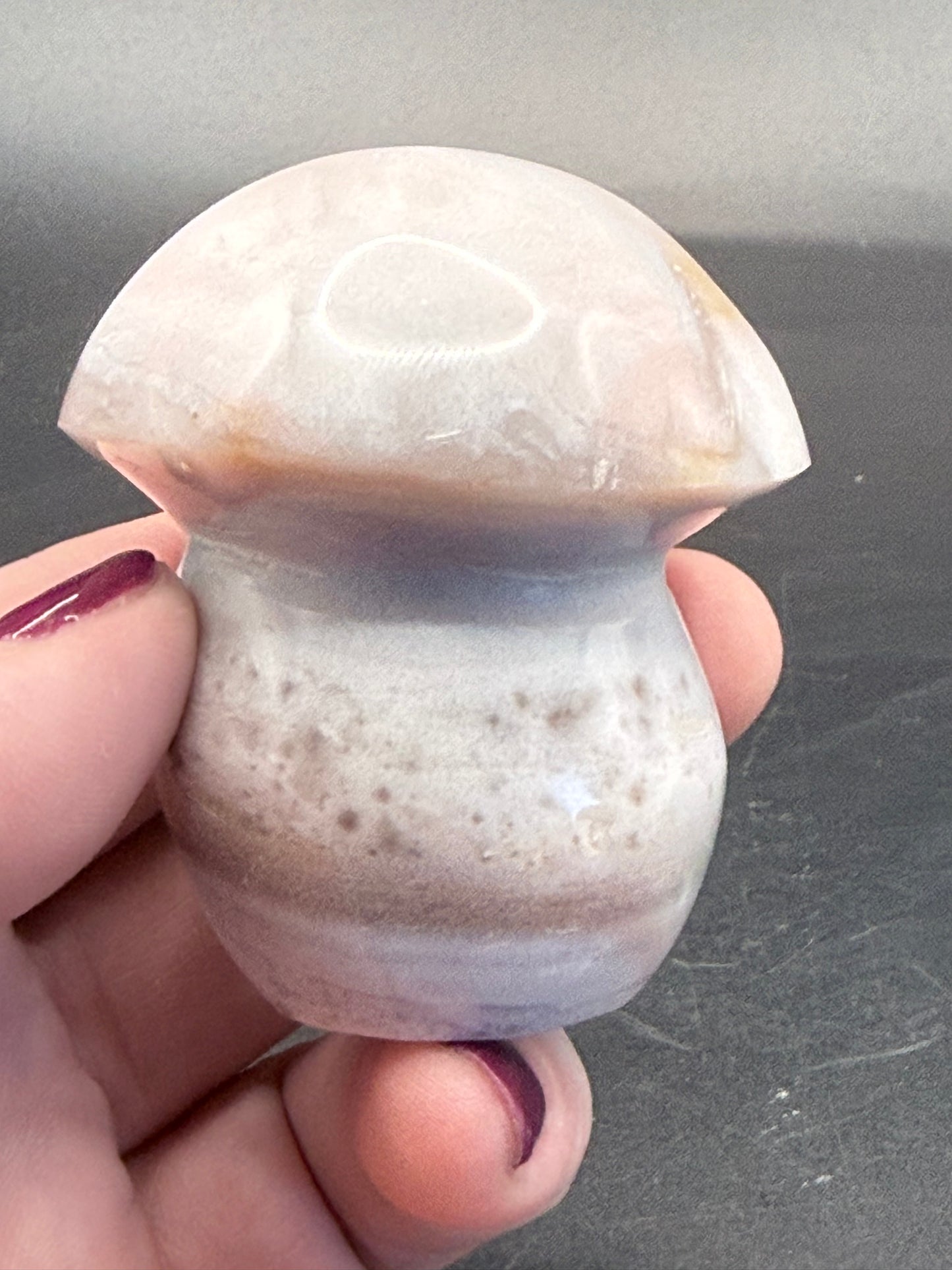 Ocean Jasper Mushroom Carving