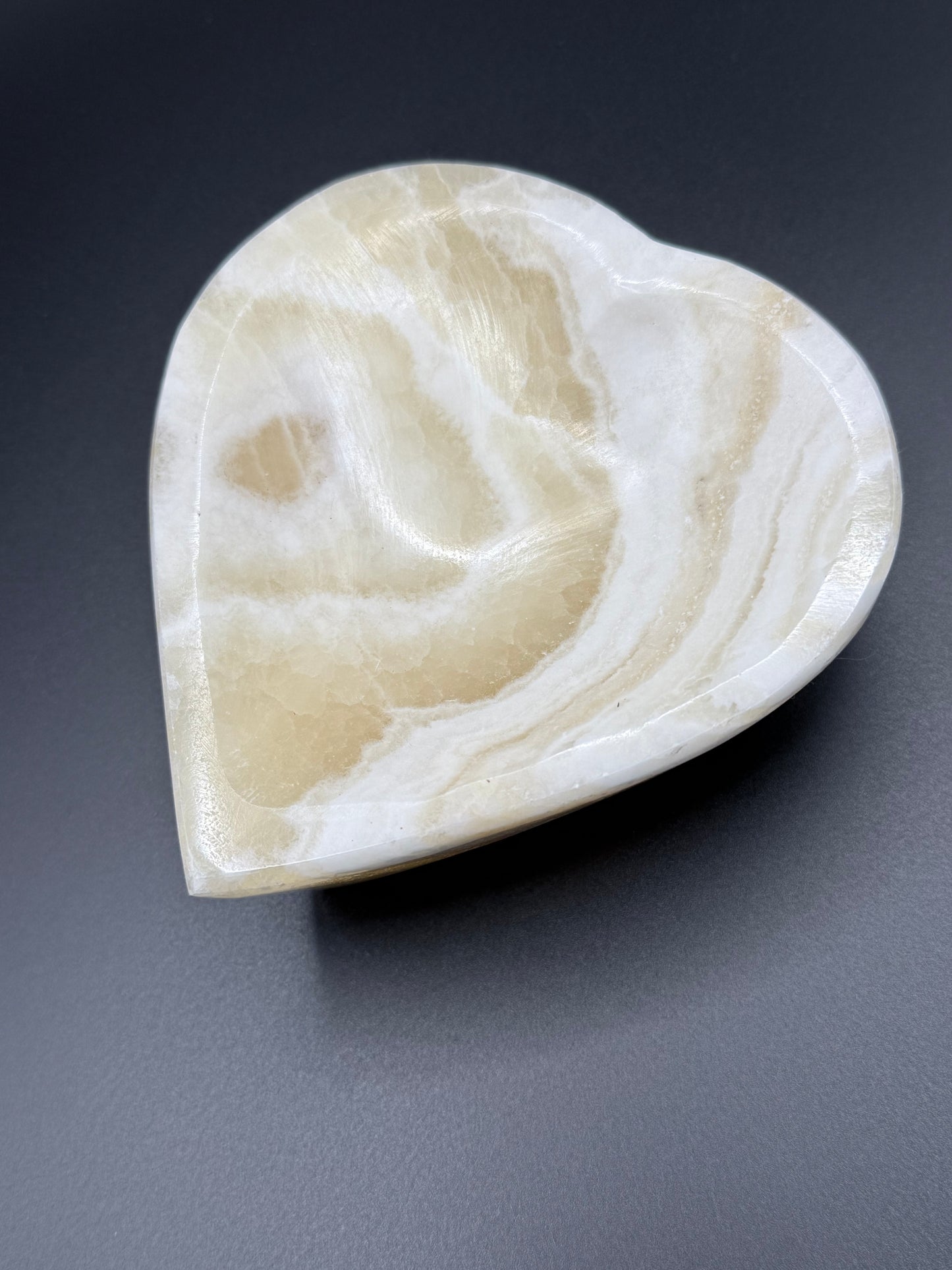 Aragonite Heart Bowl