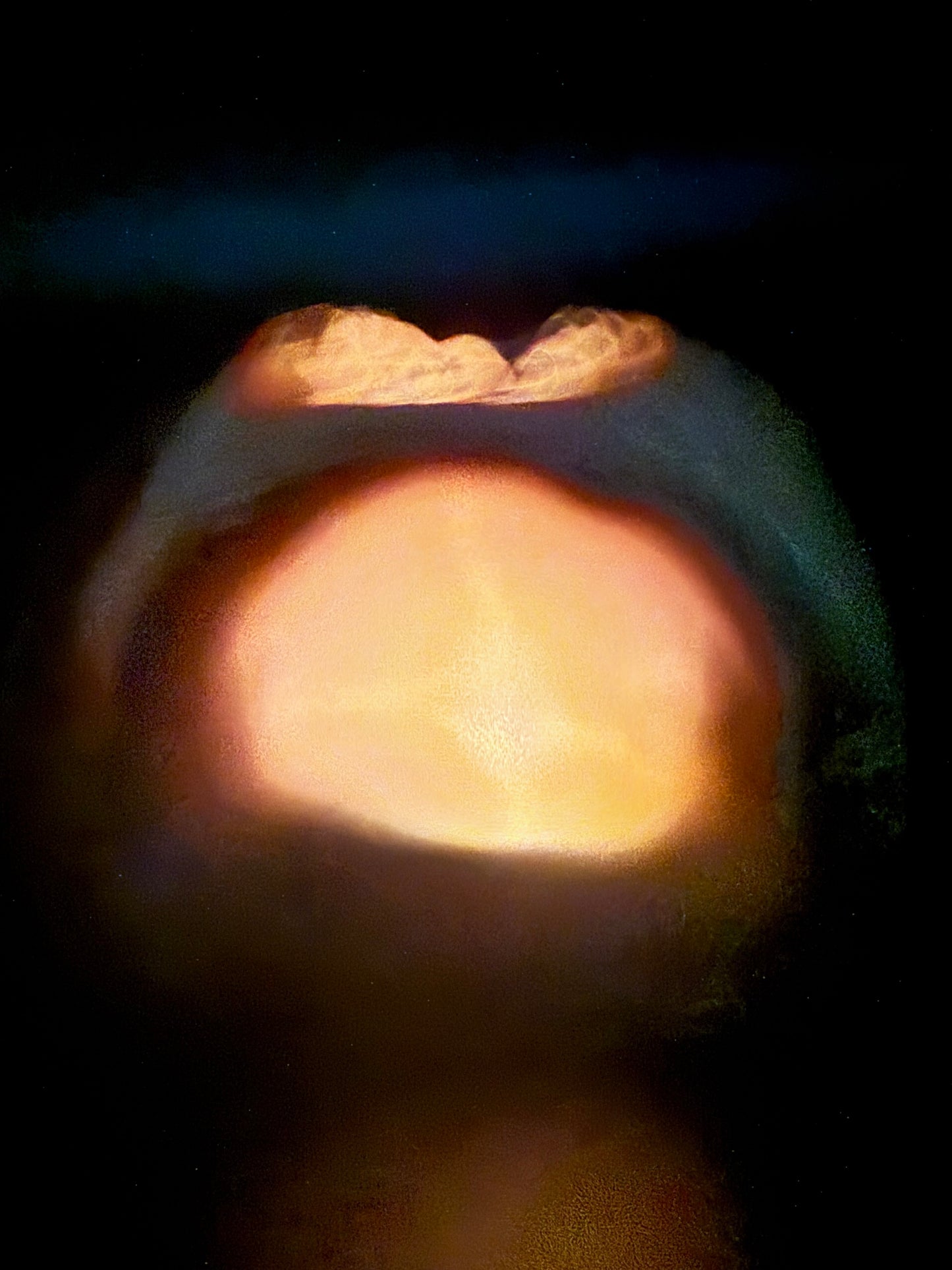 Natural Agate Candle Holder
