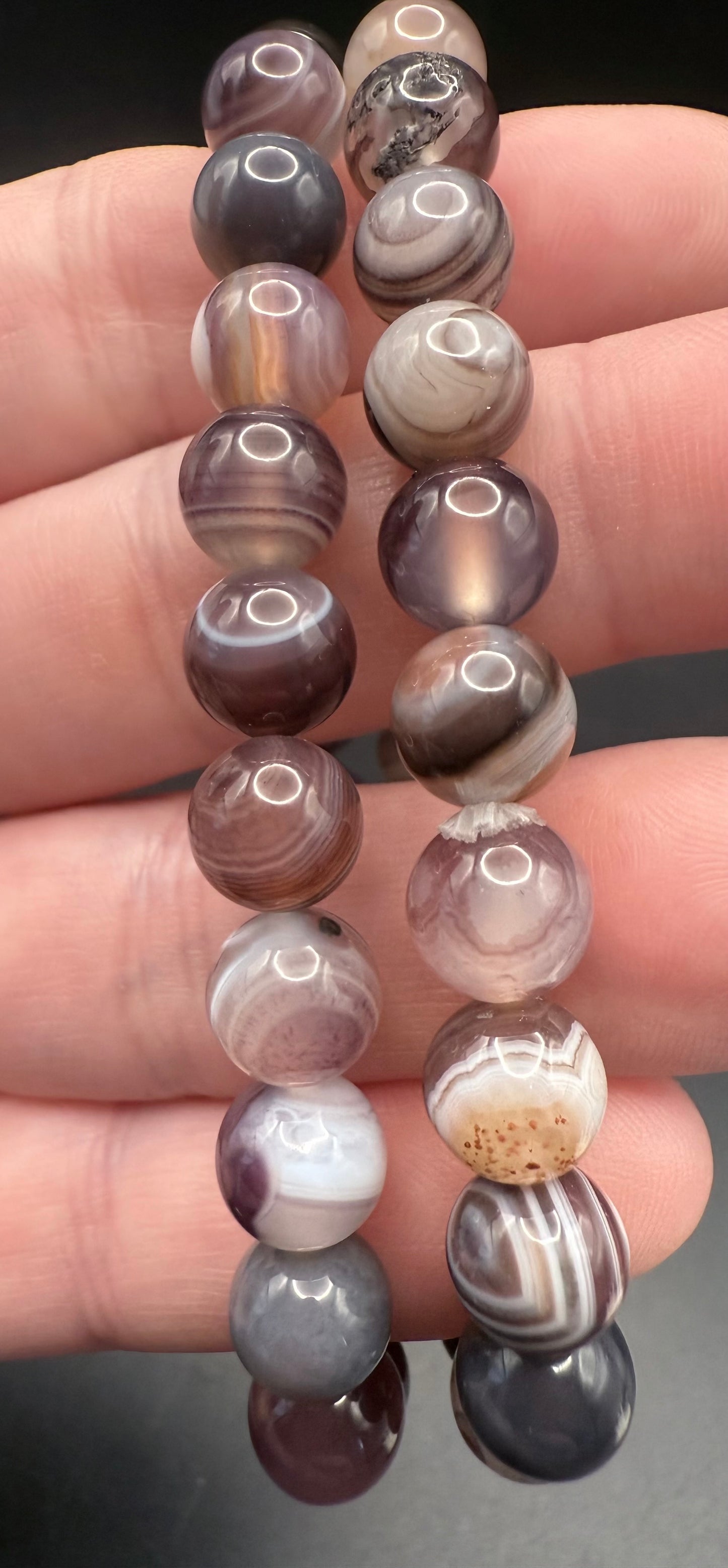 Botswana Agate 8mm Bracelet