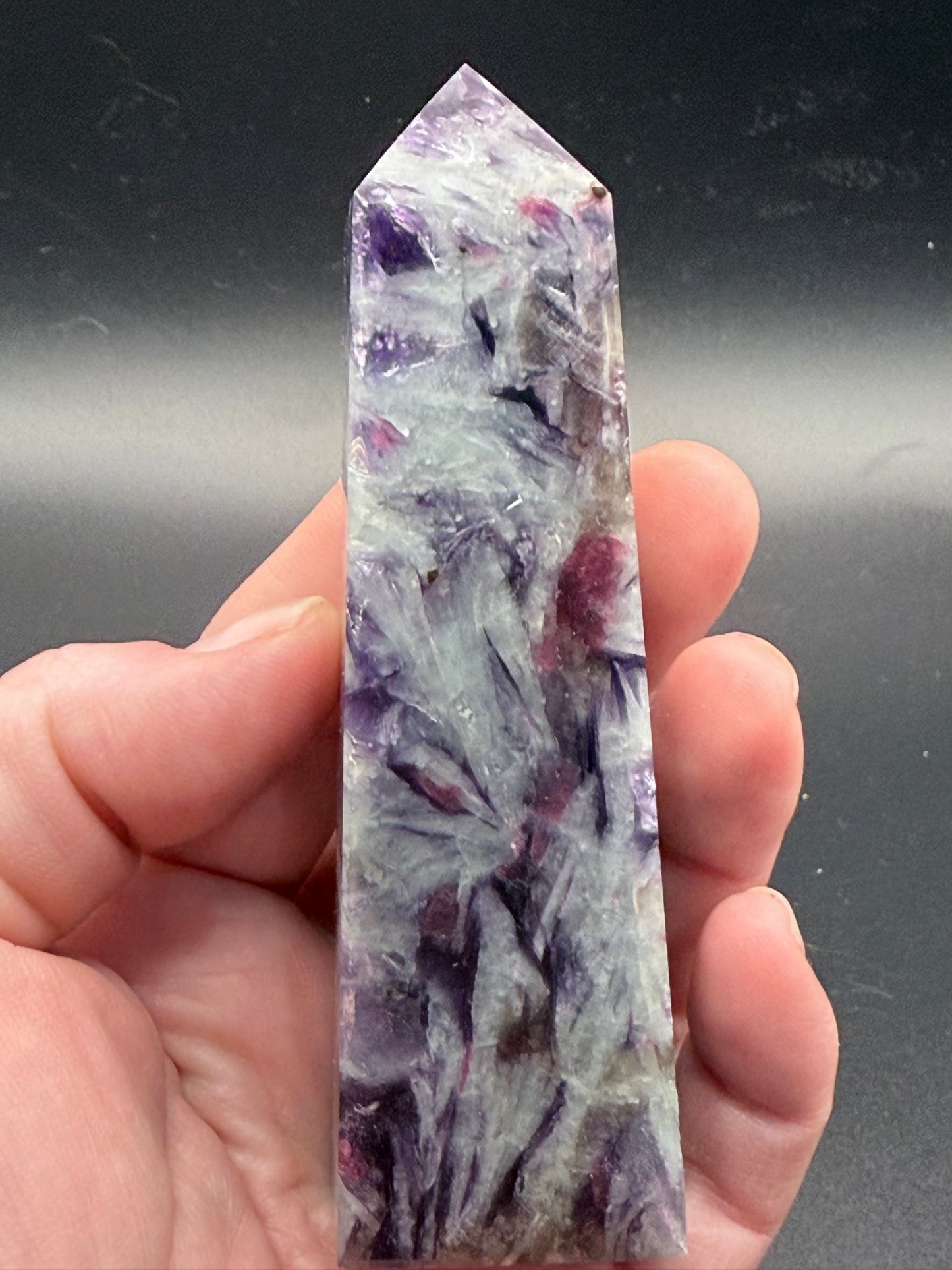 Aquamarine with Lepidolite and Mica RARE