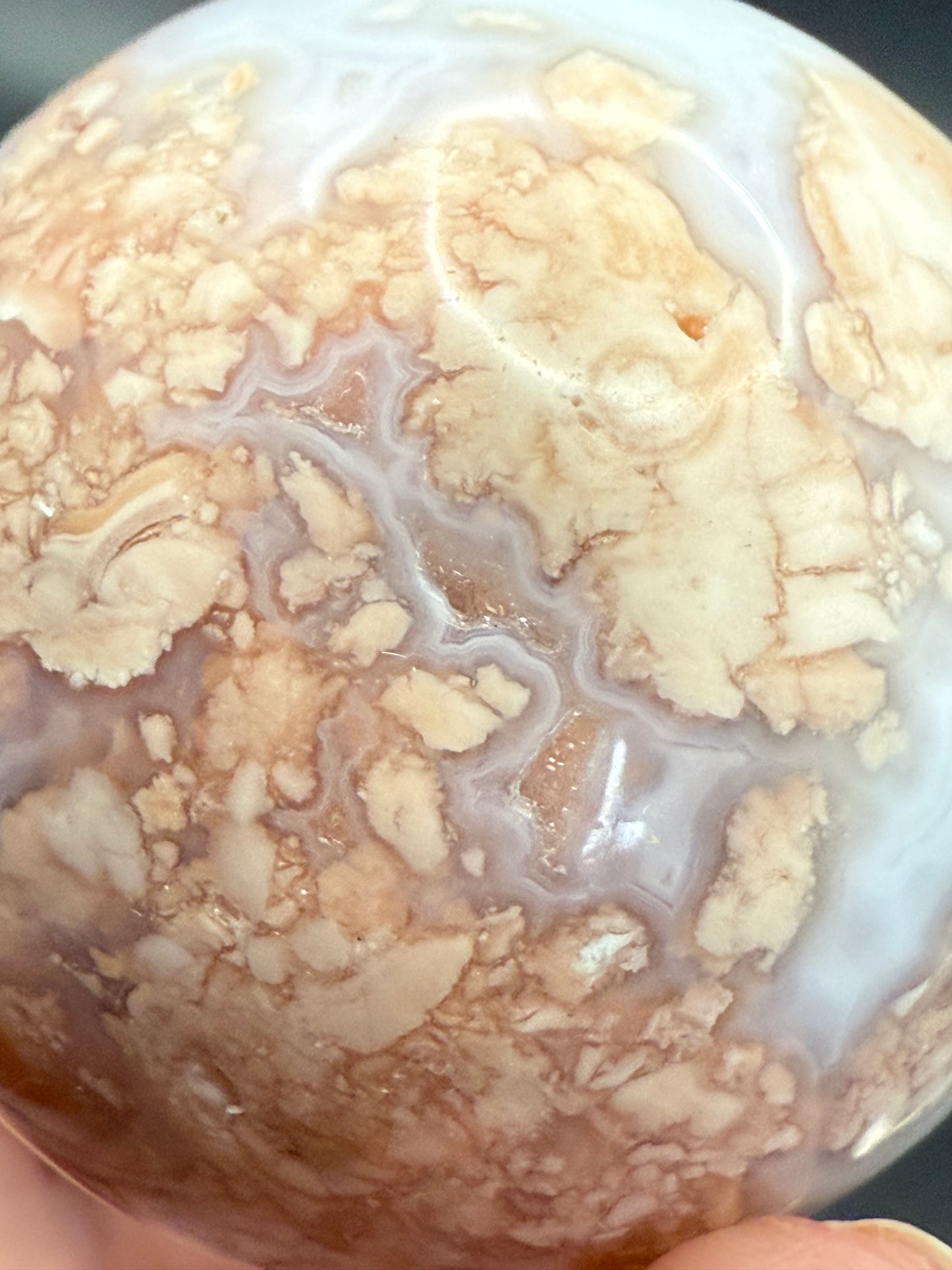 Druzy Pink Petal Agate