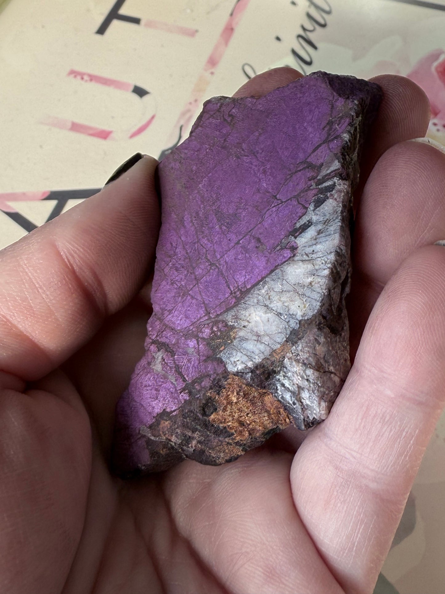 Rare Purpurite Slab