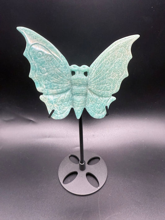 Amazonite Butterfly on Stand