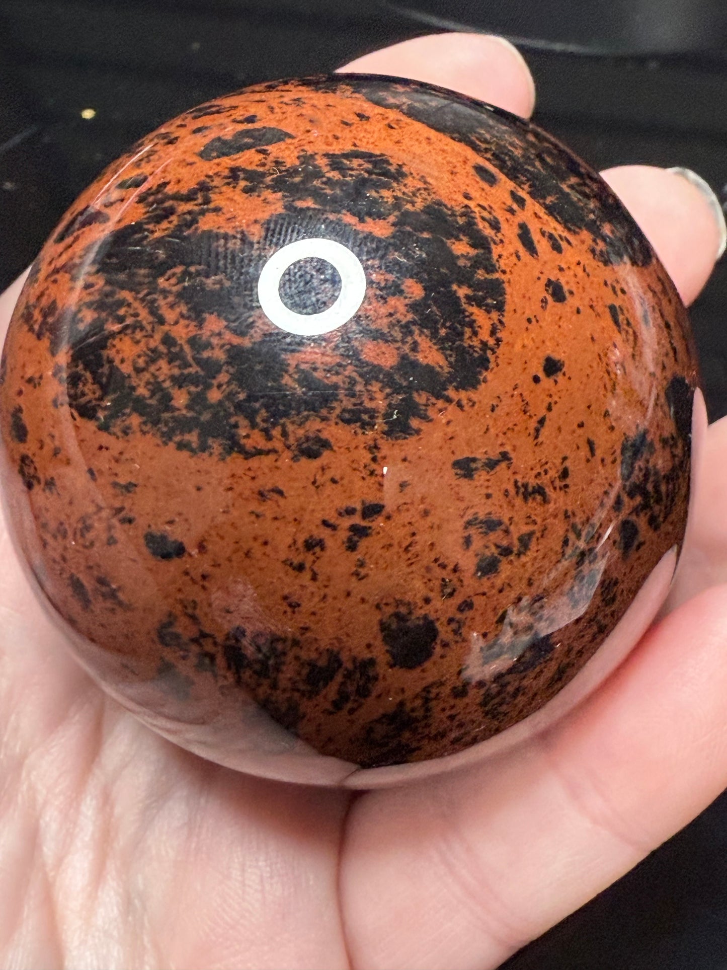 Mahogany Obsidian Sphere