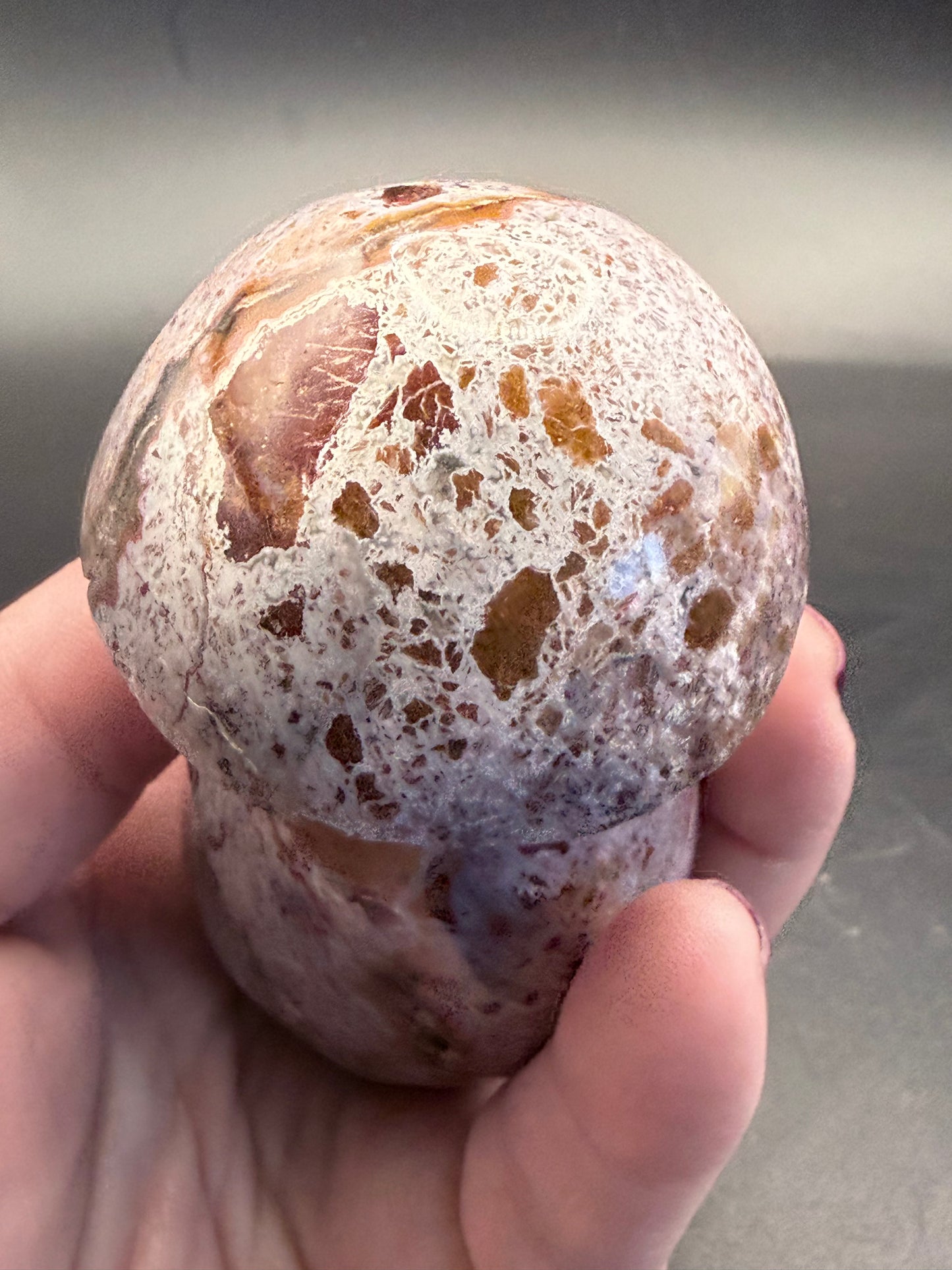 Ocean Jasper Mushroom Carving