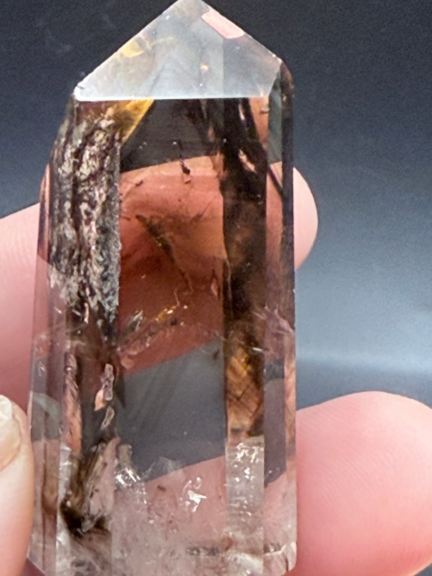 Smoky Quartz Phantom Tower