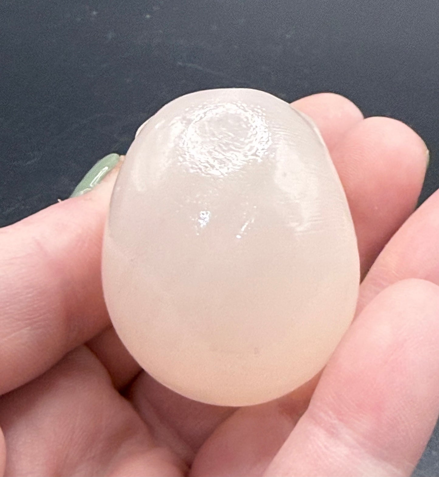 White Calcite Skull