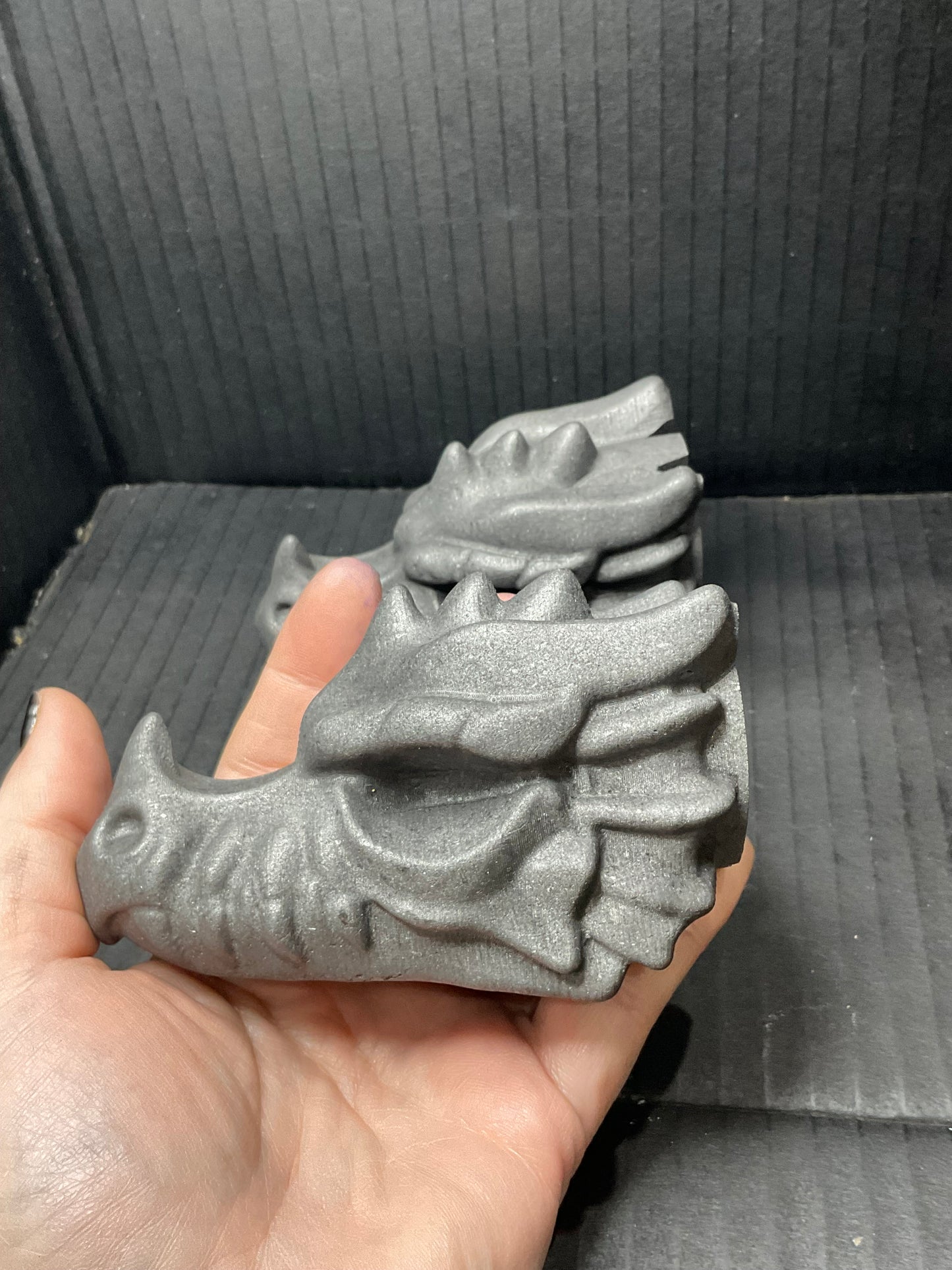 Shungite Dragon skull