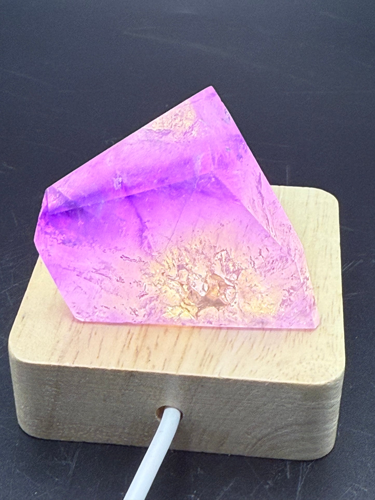 Amethyst with Rainbows Freeform