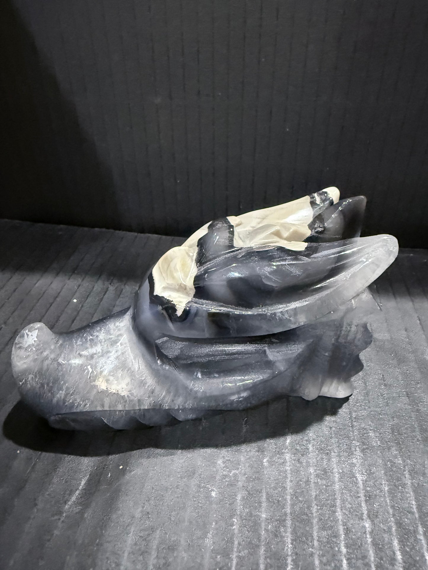 Volcano Agate Dragon Head