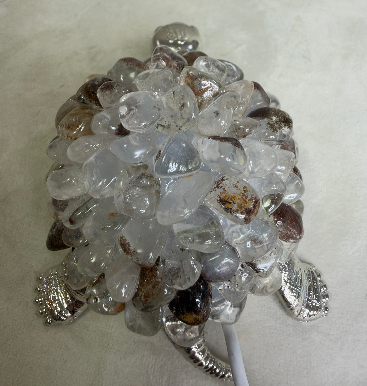 Garden Quartz Turtle Colour Changing USB Lamp A