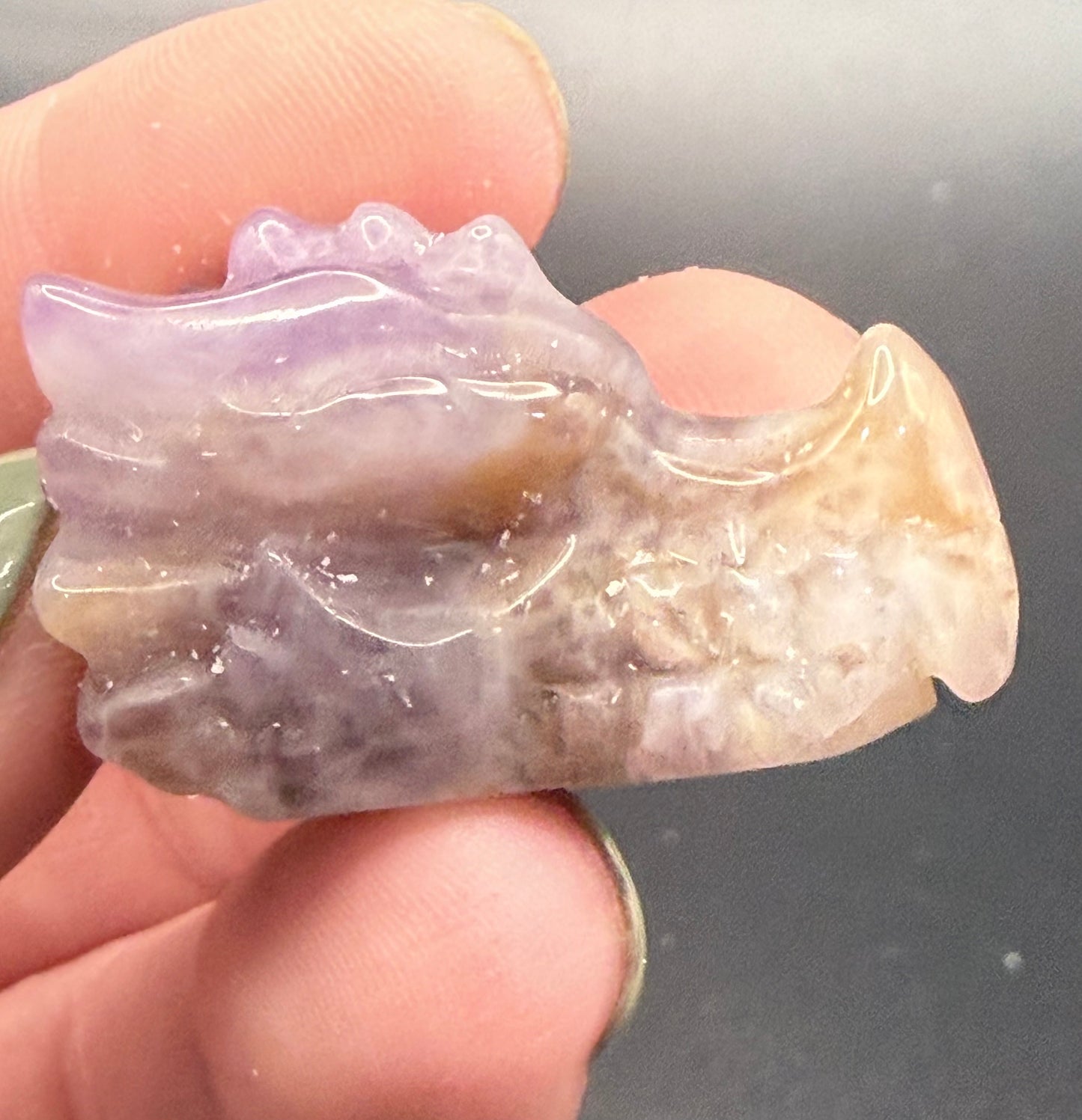 Amethyst Dragon Head – 3.2cm