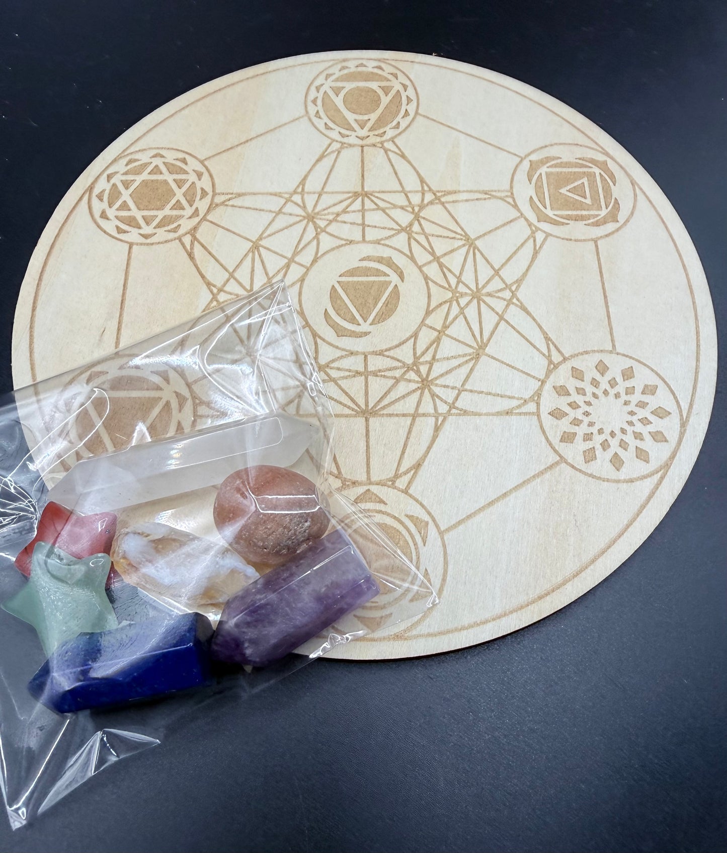 Chakra Crystal Grid Set ā Energy Balancing & Healing