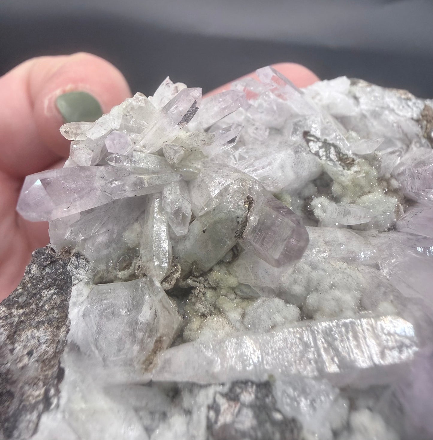 Vera Cruz Amethyst Cluster on Matrix