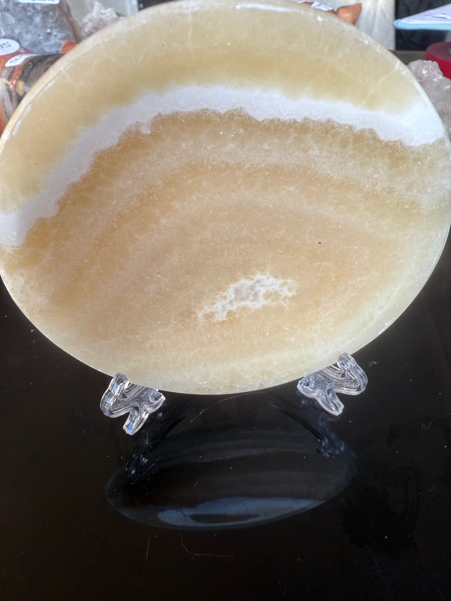 Aragonite Plate 10cm