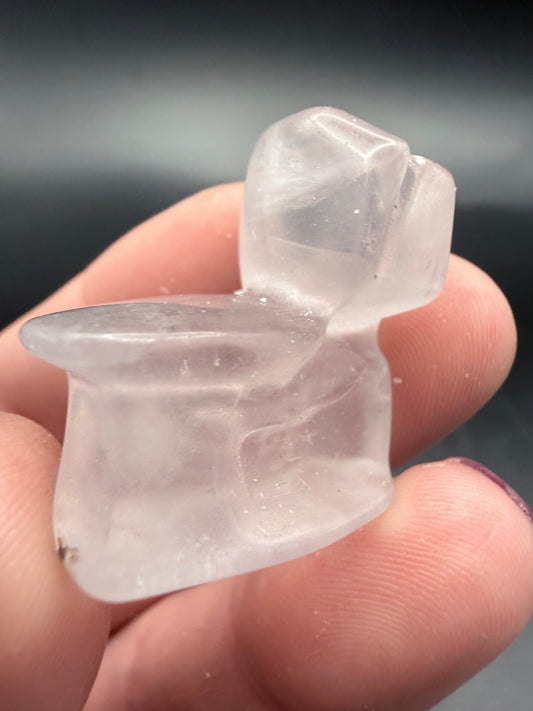 Crystal Toilet Carvings