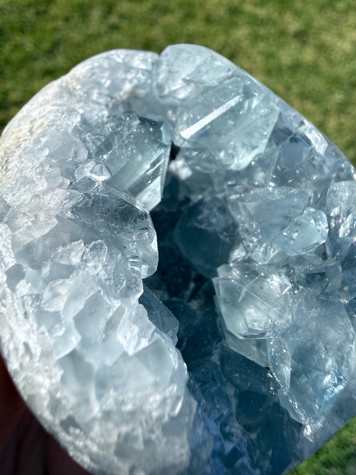 Celestite Geode Egg