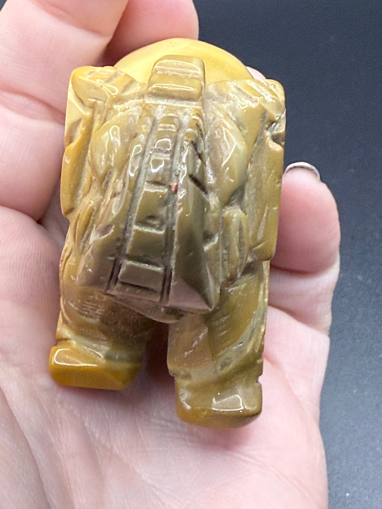 Yellow Jasper Elephant