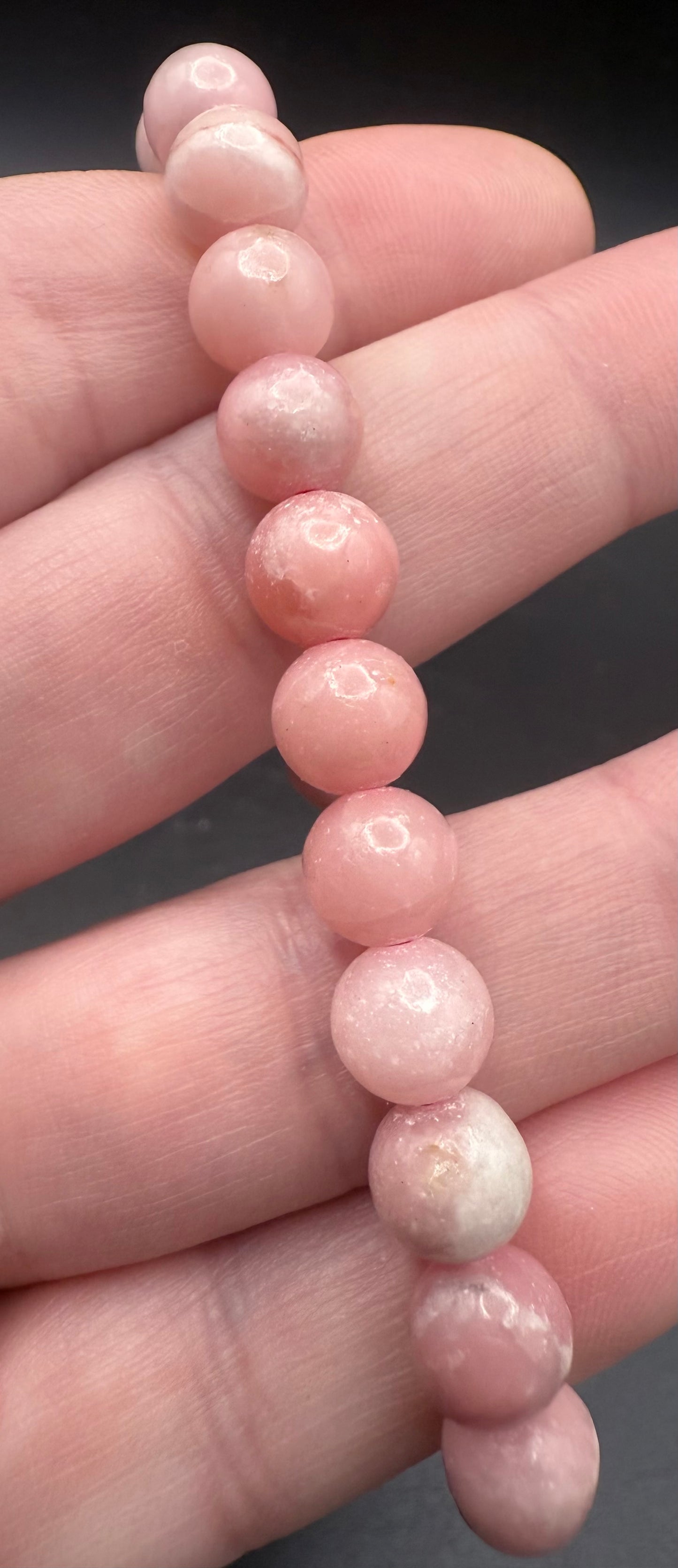 š Pink Opal 8mm Bracelet š