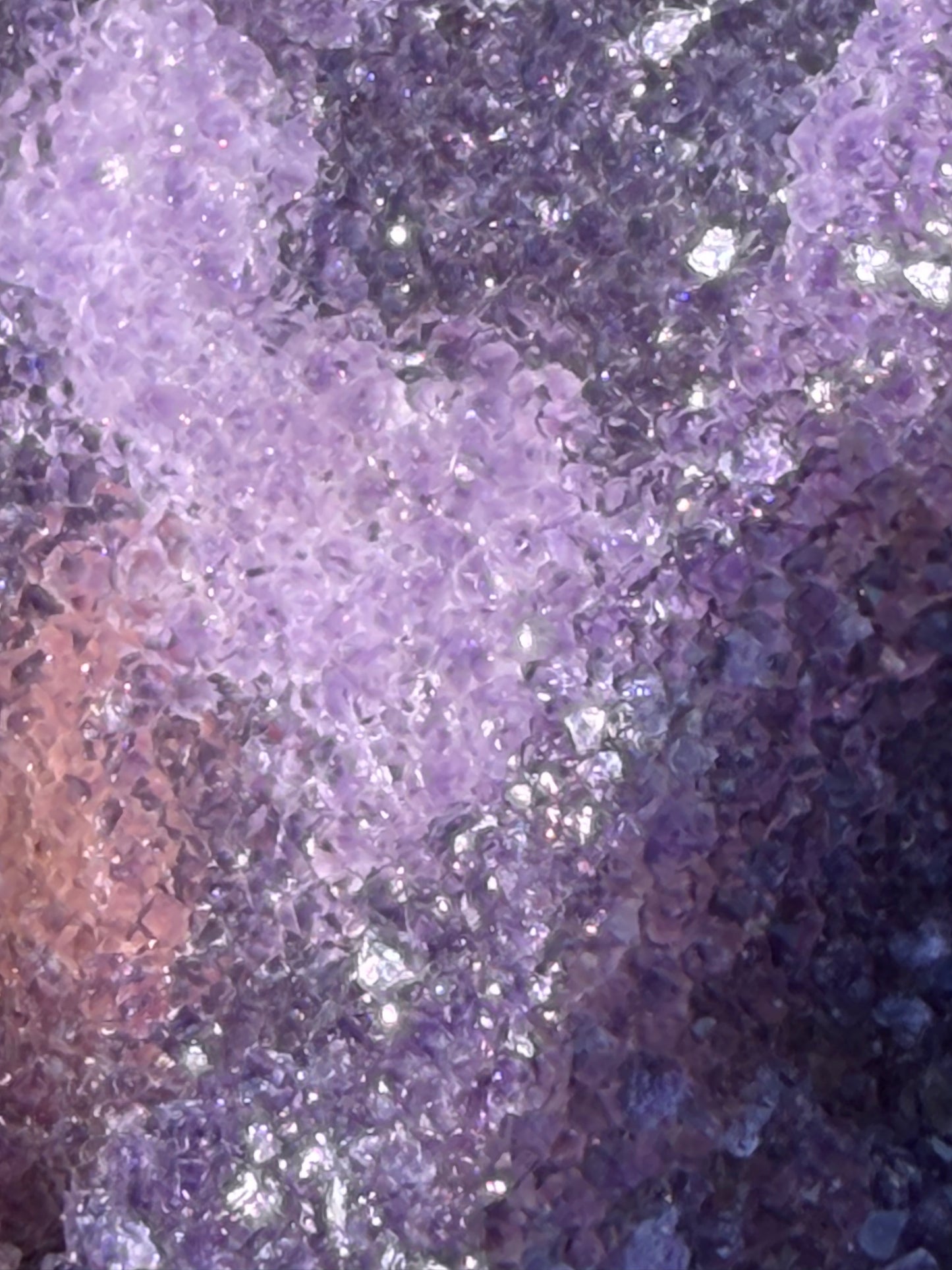 Brazilian Amethyst Druzy Cave Geode – 954g F