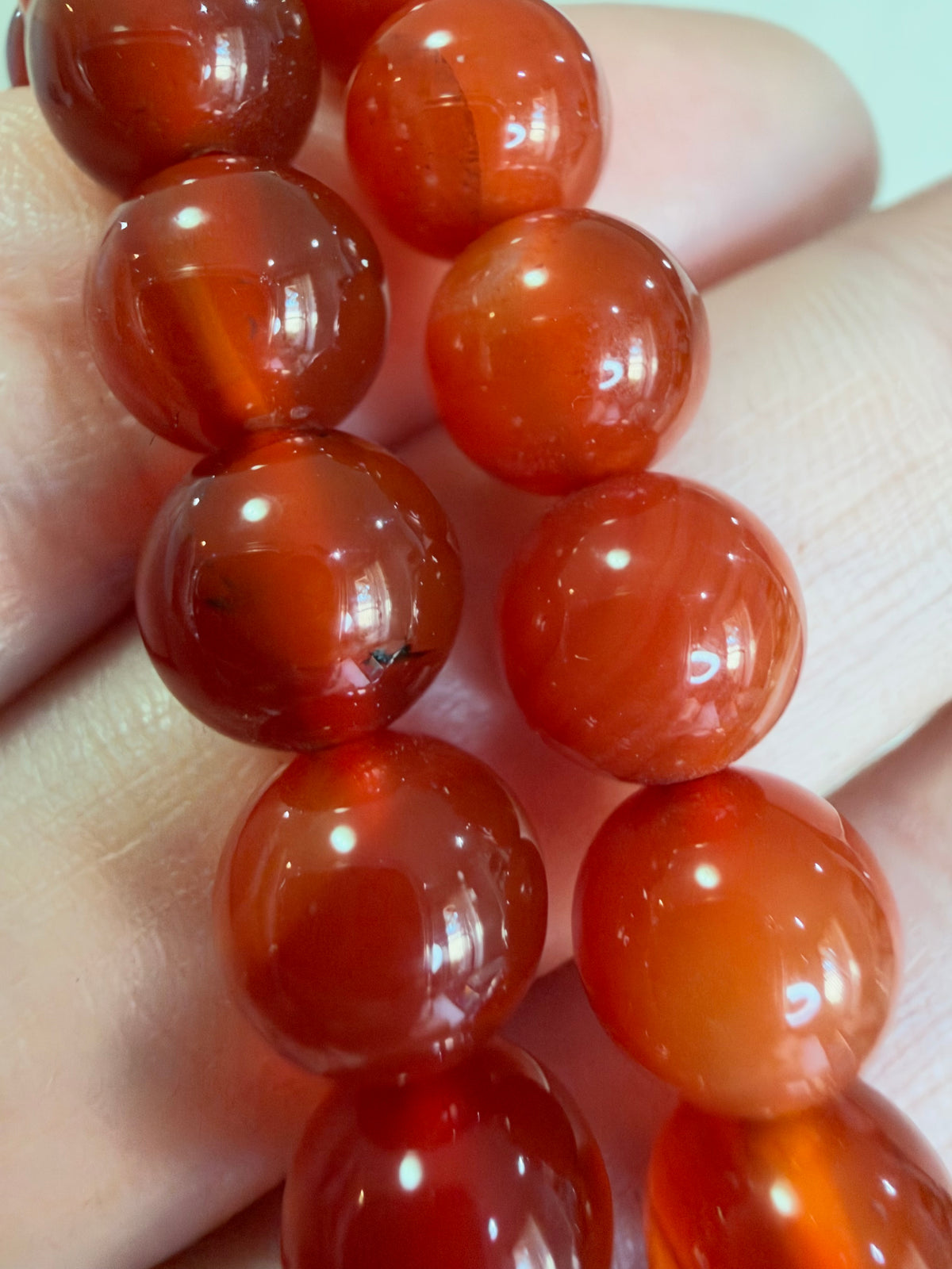 8mm Carnelian Bracelet