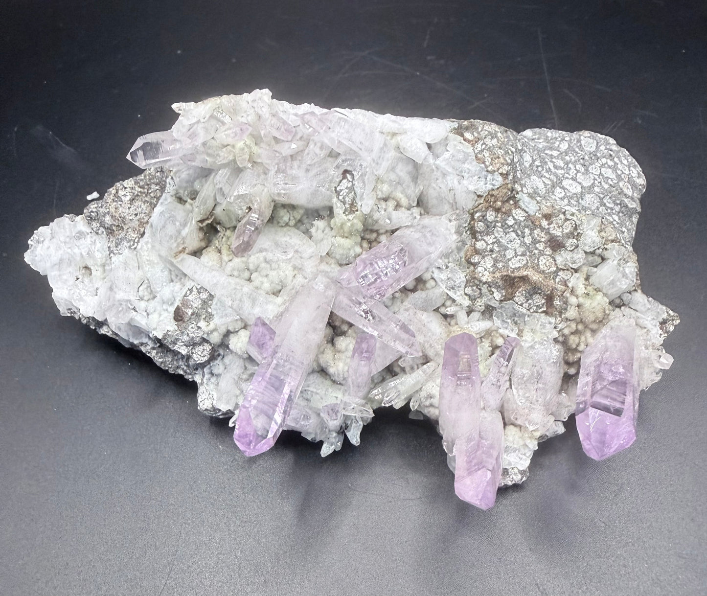 Vera Cruz Amethyst Cluster on Matrix