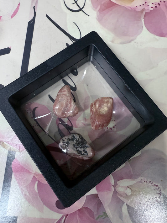 High Quality RHODOCHROSITE Tumbles in Frame