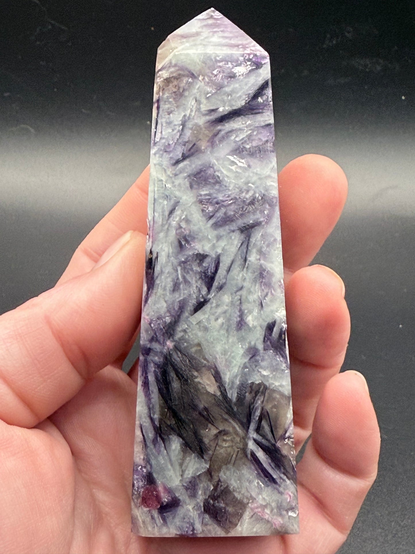 Aquamarine with Lepidolite and Mica RARE