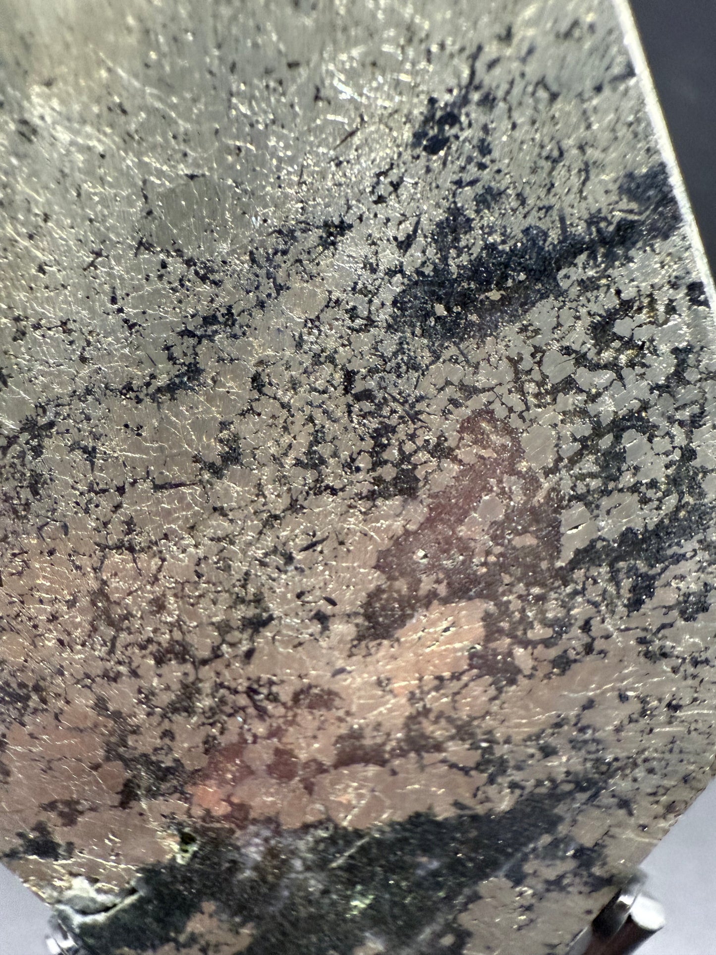 Pyrite Rhombus on Stand