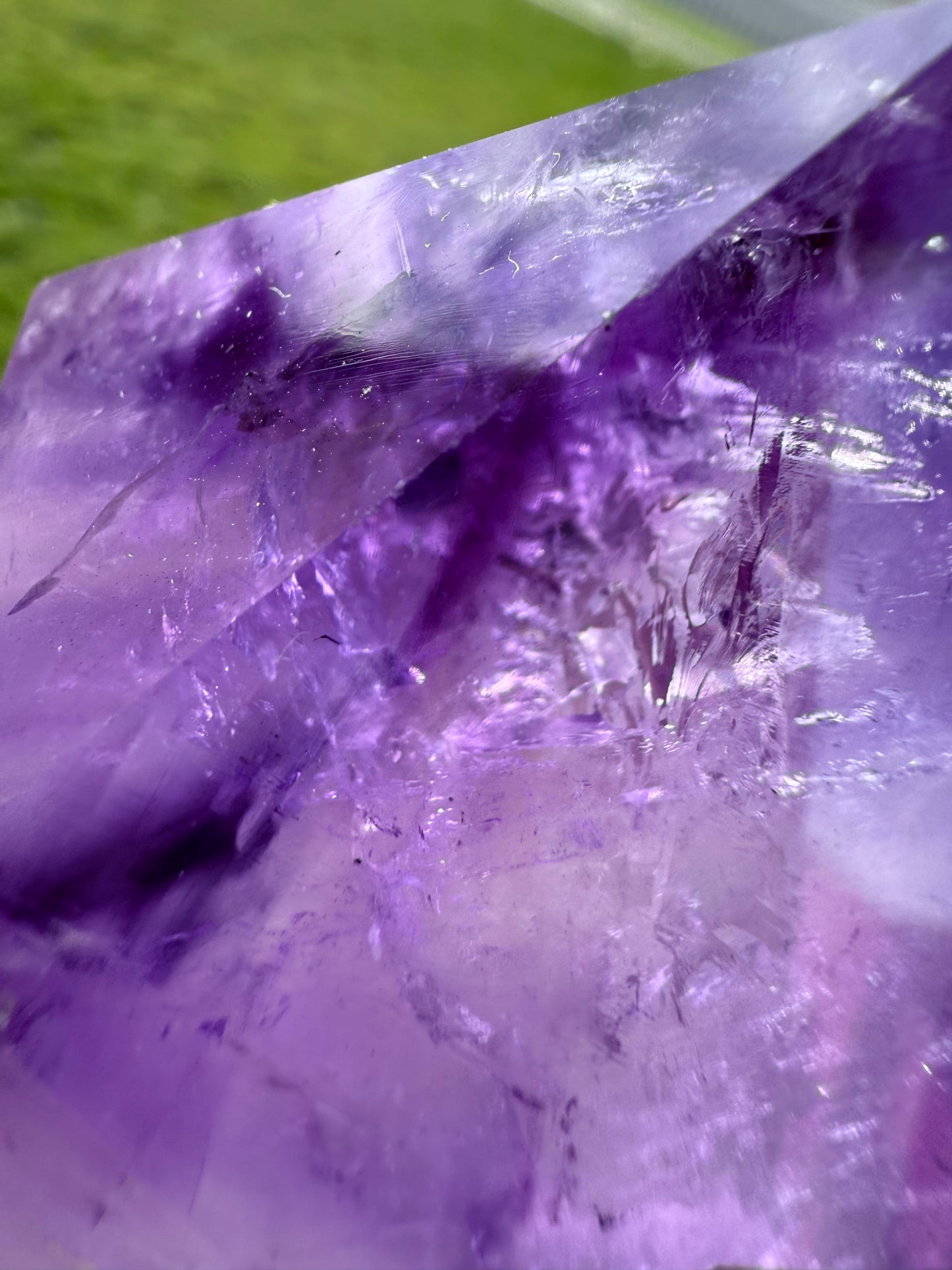 Amethyst Tooth with Custom made stand