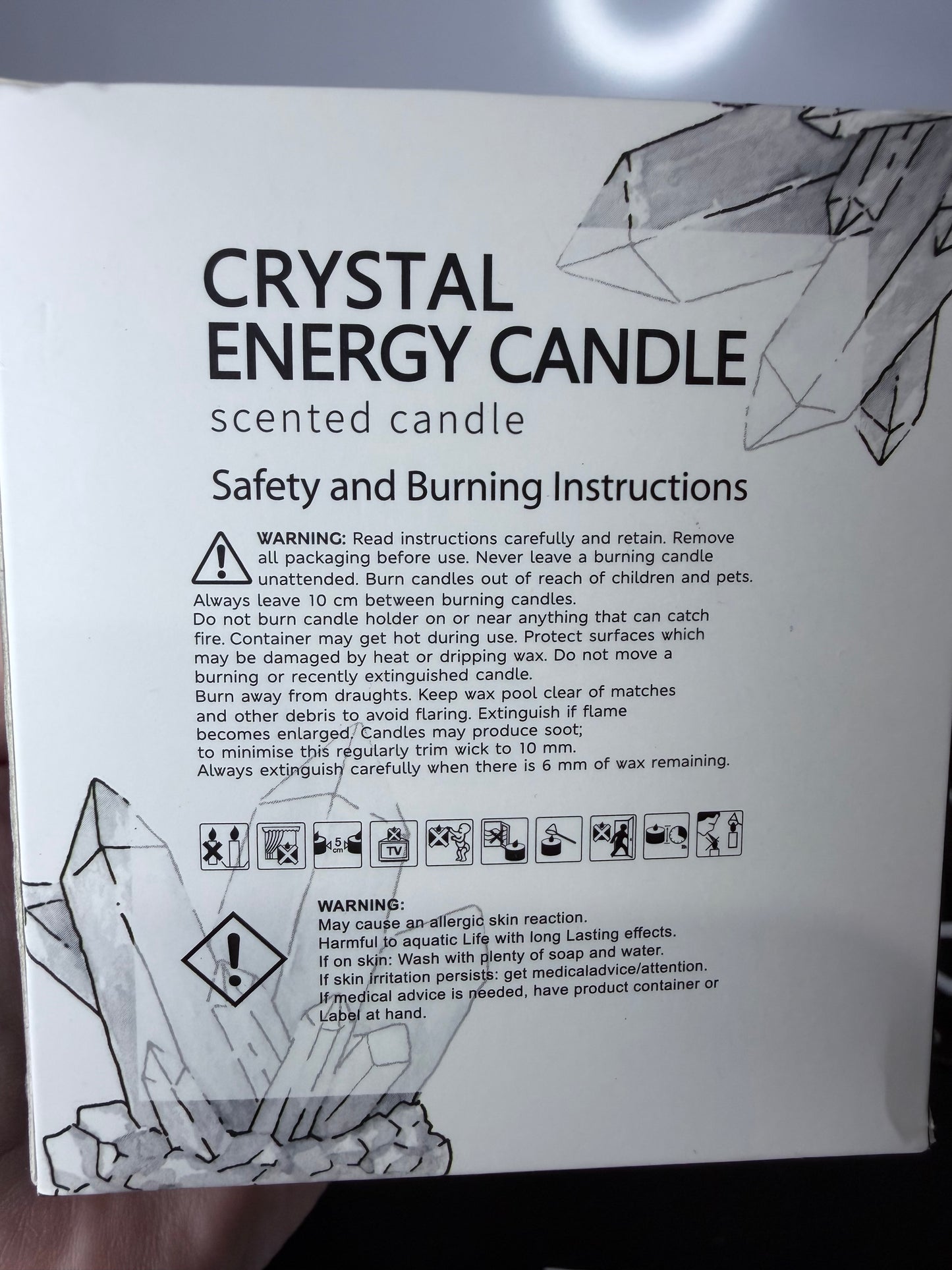Balance Crystal Energy Candle – Clear Quartz | 180g