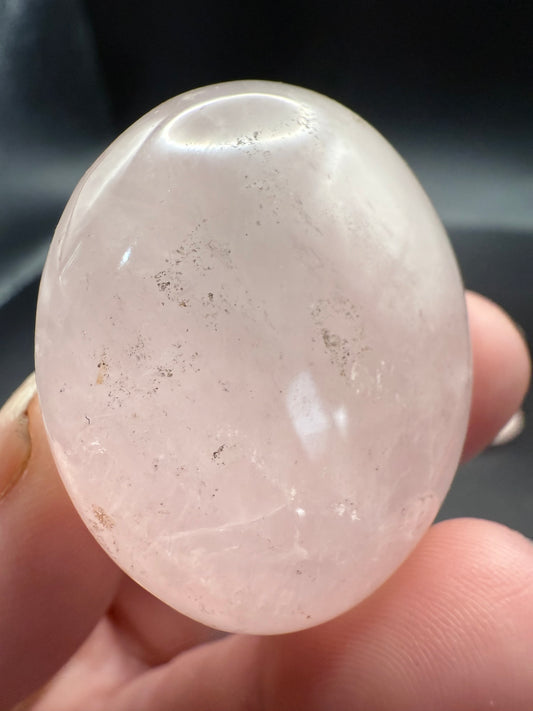 Mini Rose Quartz Palm Stone