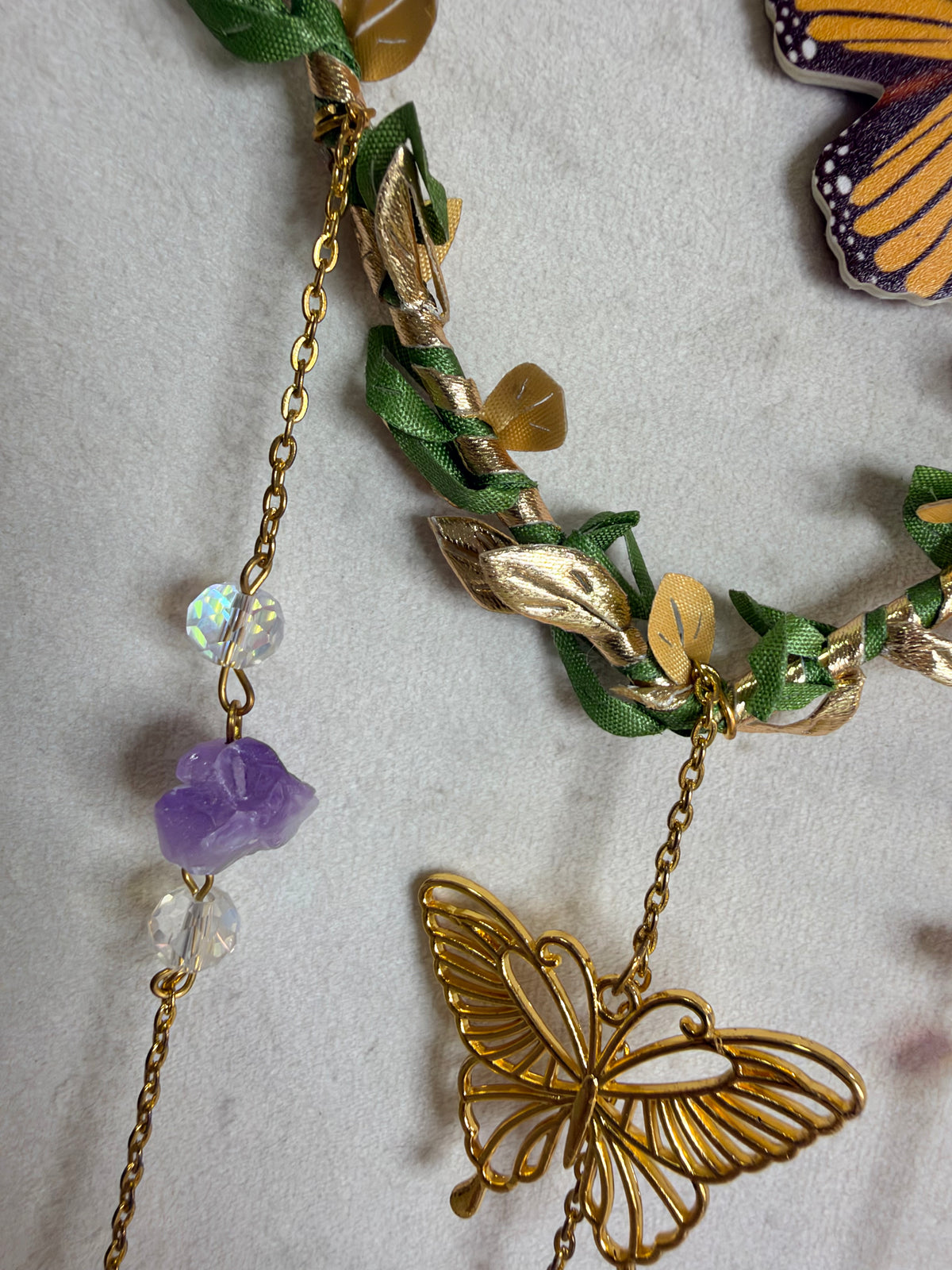 Butterfly Heart Suncatcher – 30 × 10cm