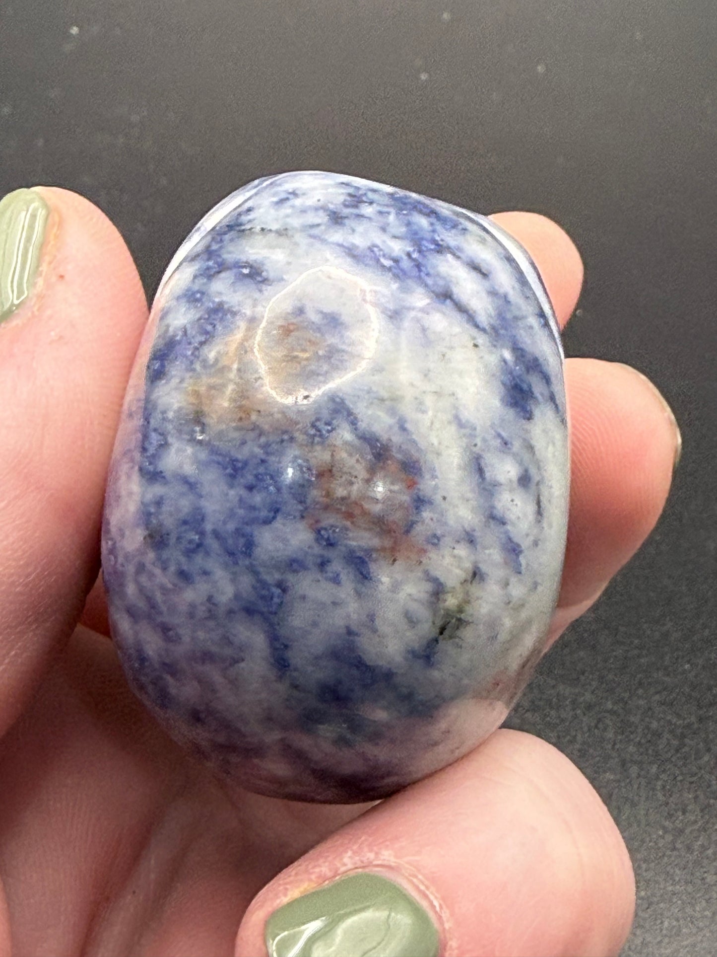 Chinese Sodalite Skull Carving β 5 Γ 4cm