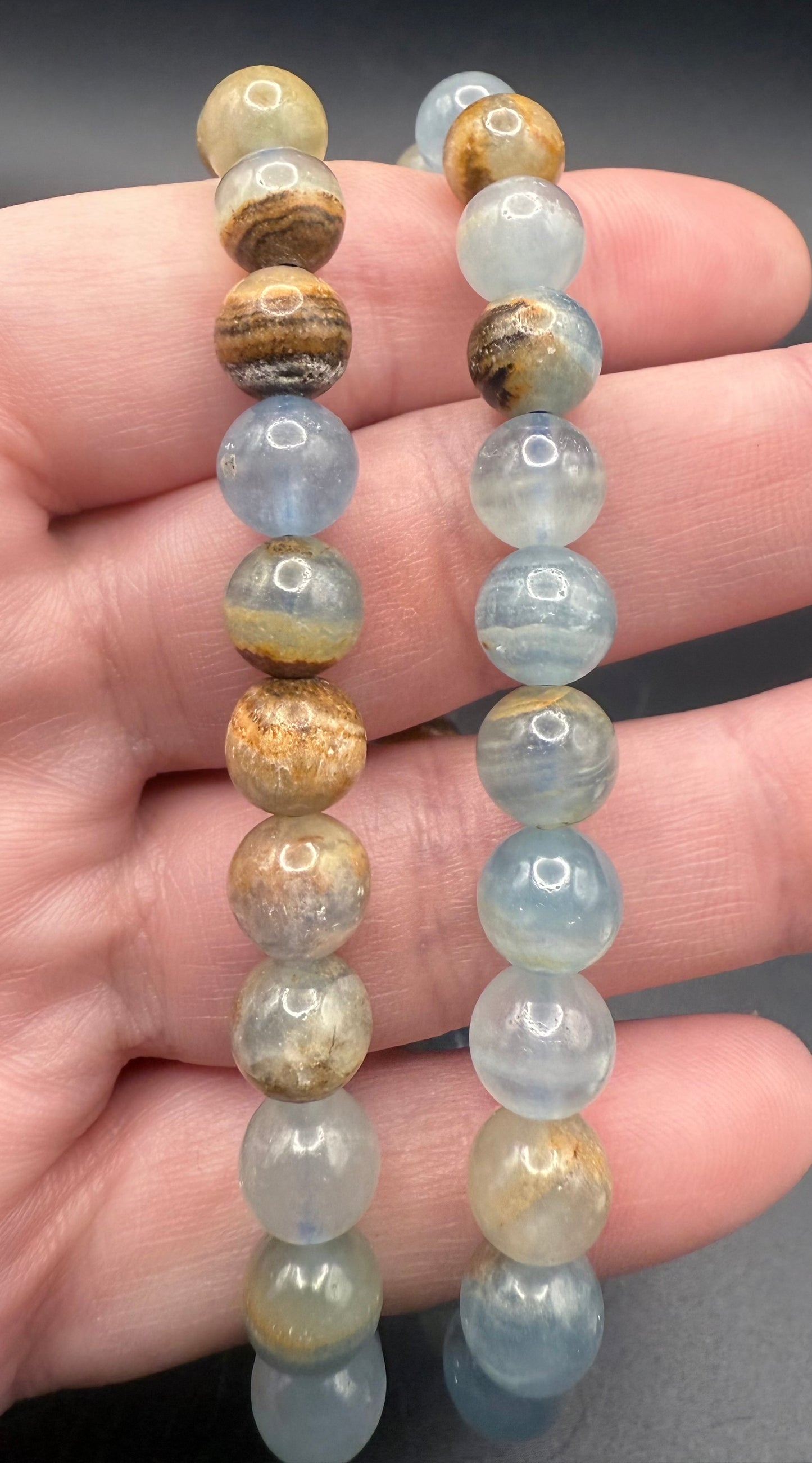 Blue Onyx 8mm Bracelet