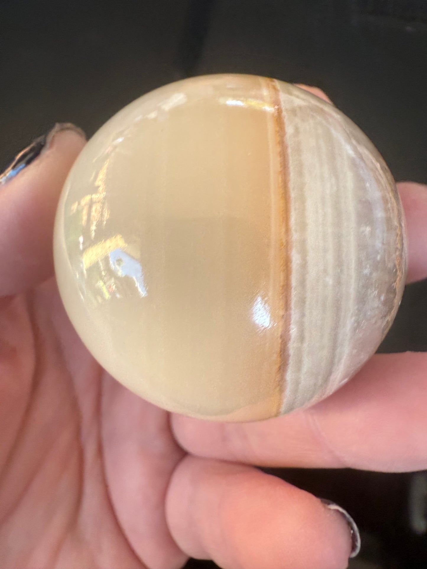 Green Onyx Sphere