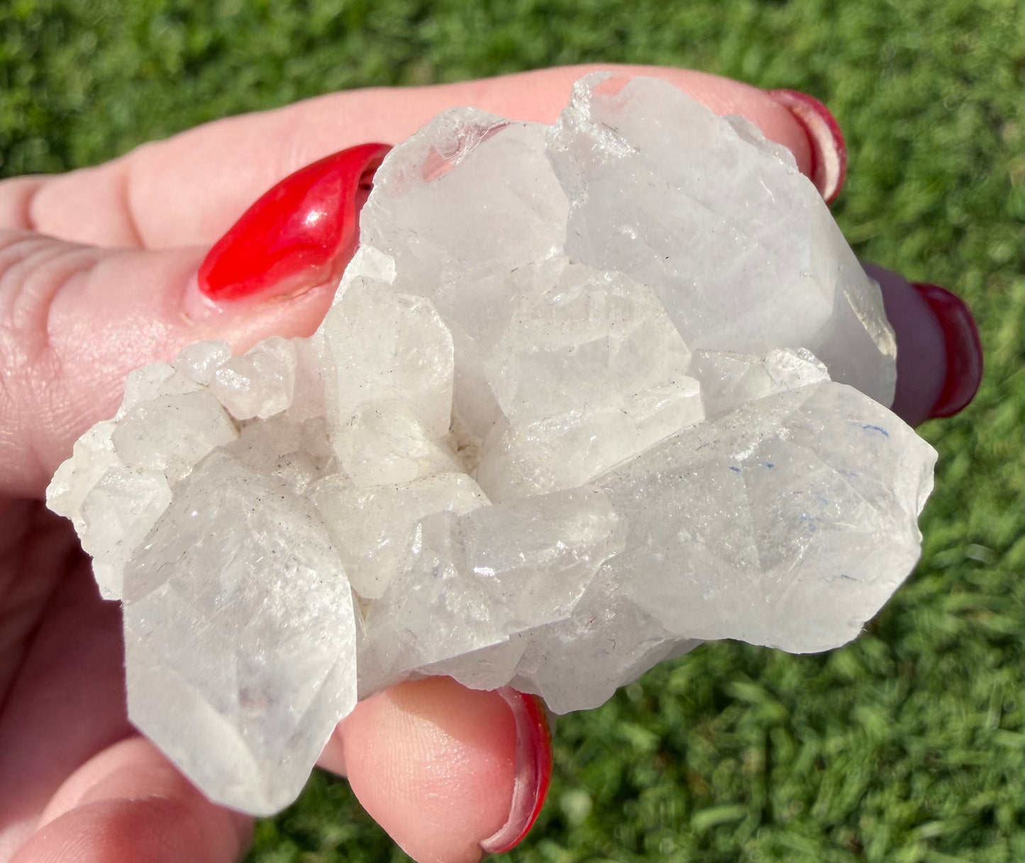 Clear Quartz Mini Cluster – 64g