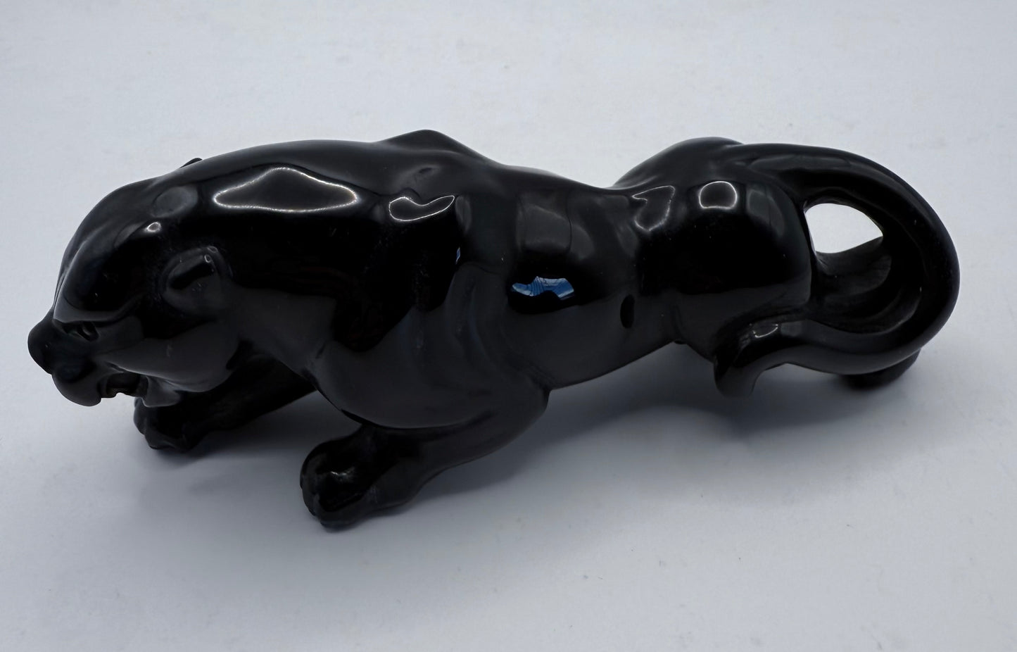 Black Obsidian Panther Carving